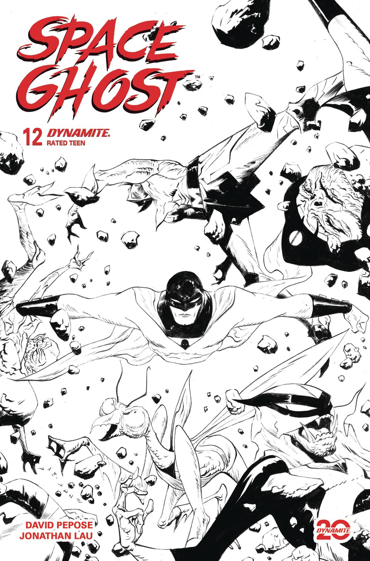 SPACE GHOST #12 CVR H 10 COPY INCV LEE LINE ART (C: 1-0-0)