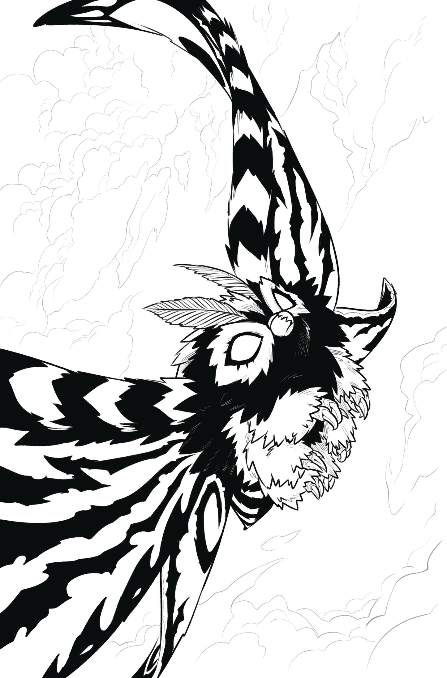 MOTHRA QUEEN OF MONSTERS #3 50 COPY CAMPBELL B&W INCV