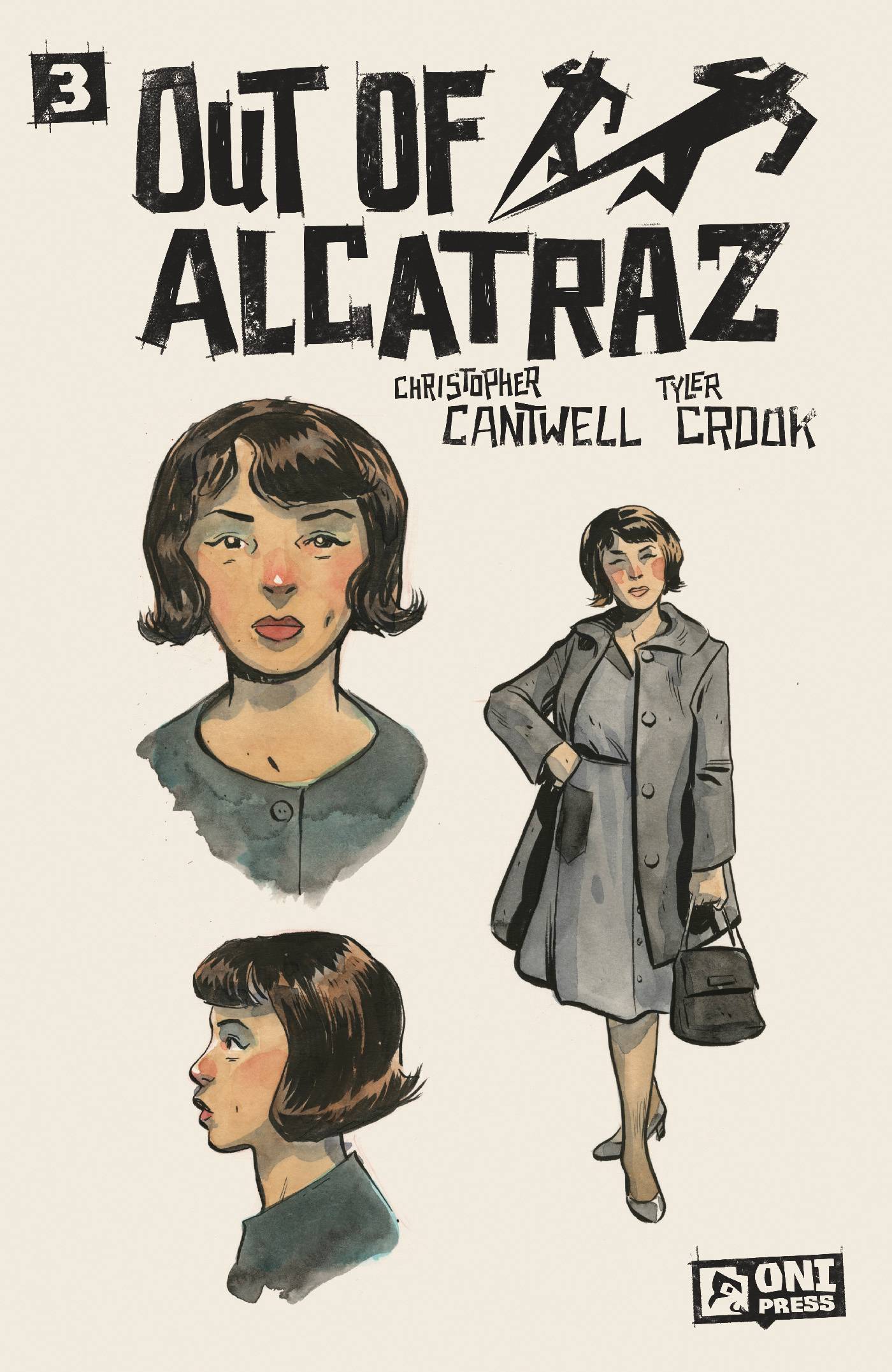 OUT OF ALCATRAZ #3 (OF 5) CVR C 10 COPY INCV CROOKS SKETCH