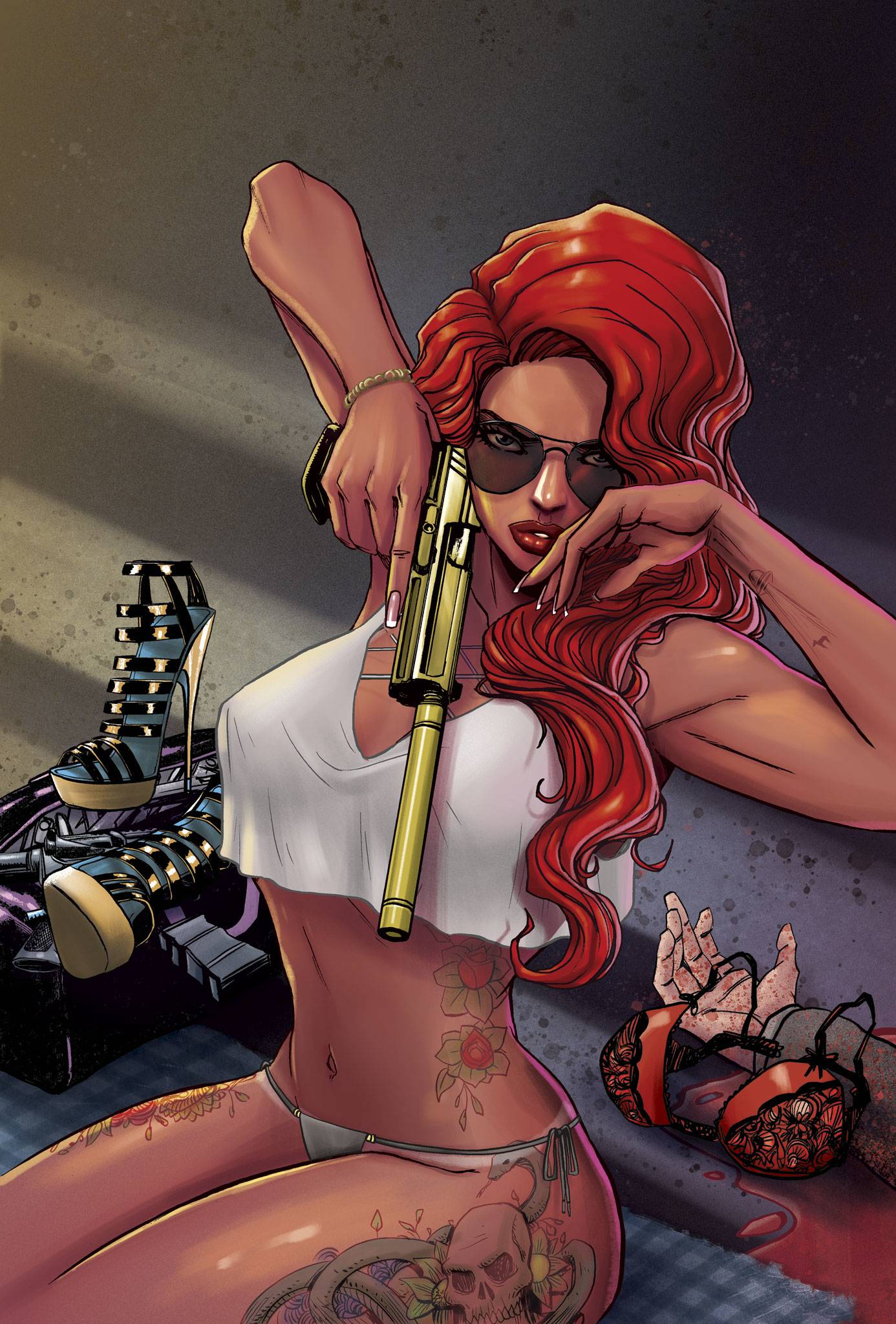 HEAT SEEKER EXPOSED GUN HONEY SERIES #1 CVR H UNIQUE BLIND B