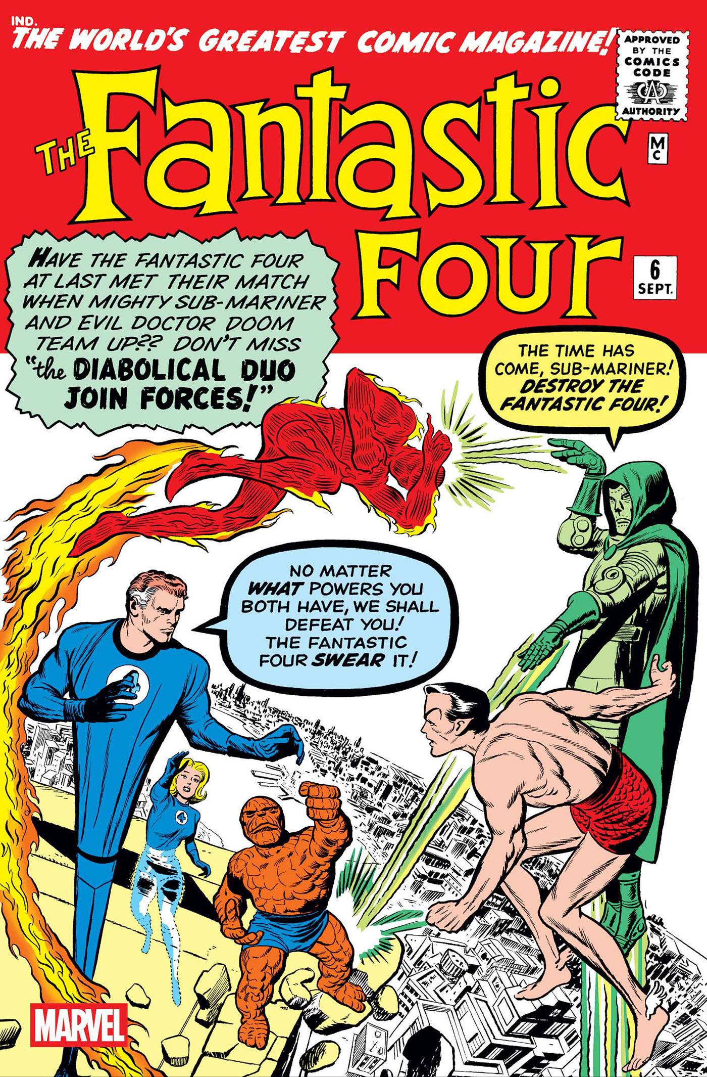 FANTASTIC FOUR #6 FACSIMILE ED FOIL VAR (NET)