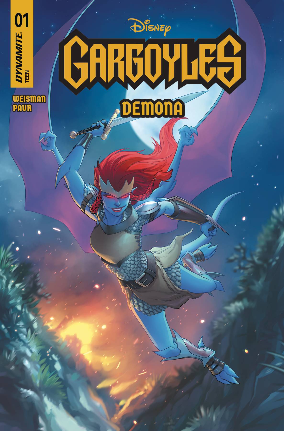 GARGOYLES DEMONA #1 CVR E HETRICK FOIL (C: 1-0-0)