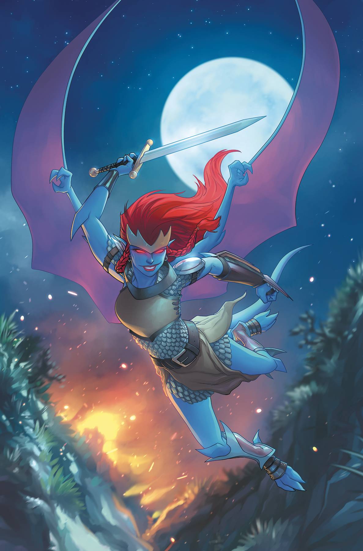 GARGOYLES DEMONA #1 CVR F HETRICK FOIL VIRGIN (C: 1-0-0)