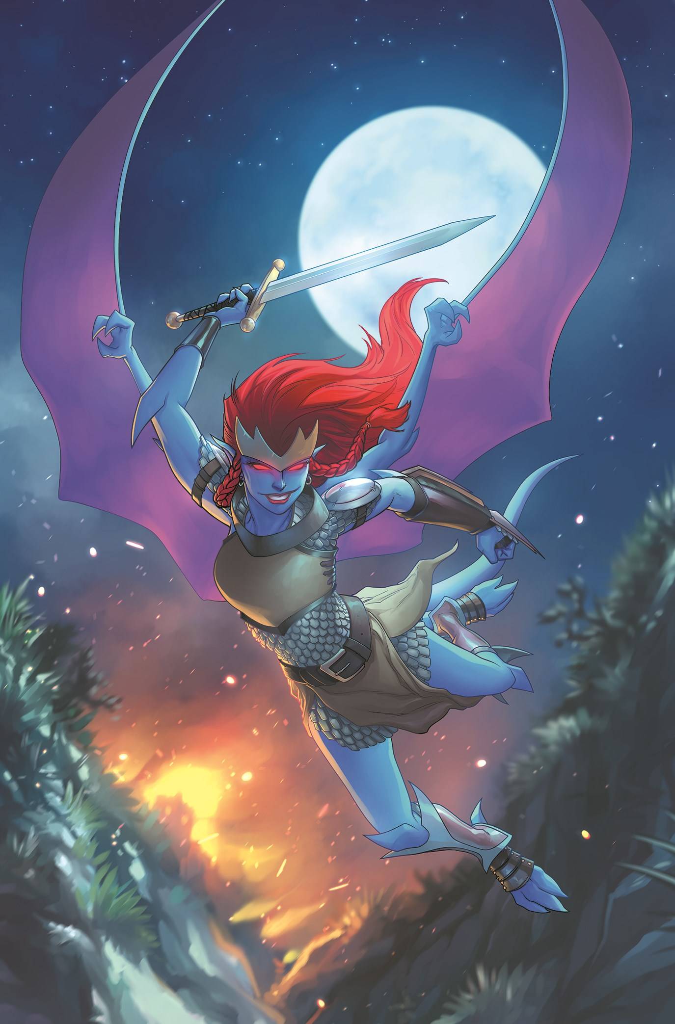 GARGOYLES DEMONA #1 CVR R 40 COPY INCV HETRICK VIRGIN (C: 1-