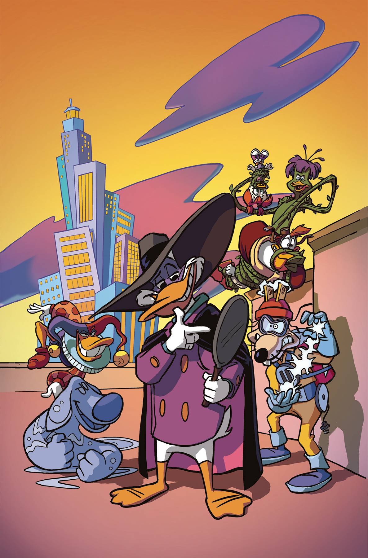 DARKWING DUCK #4 CVR F STONES METAL PREMIUM (C: 1-1-2)