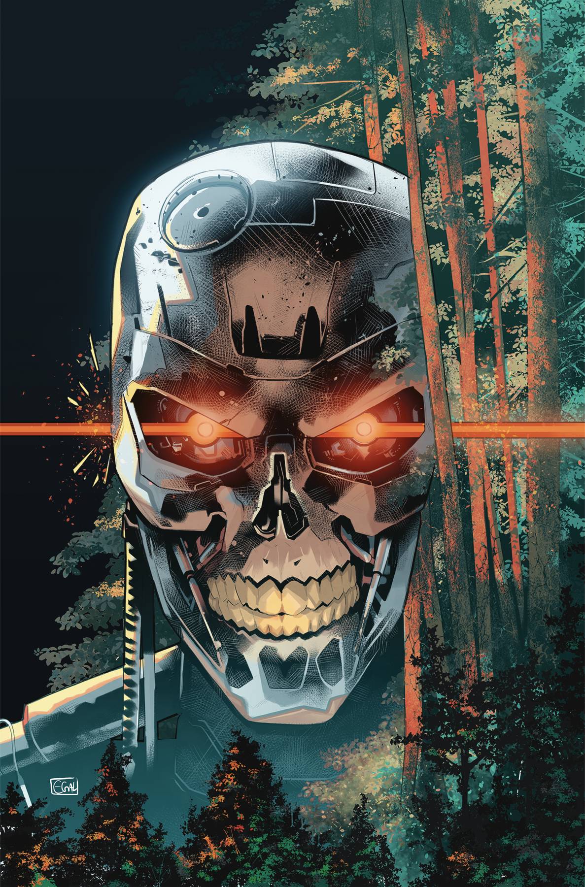 TERMINATOR #8 CVR J 20 COPY INCV GALMAN VIRGIN