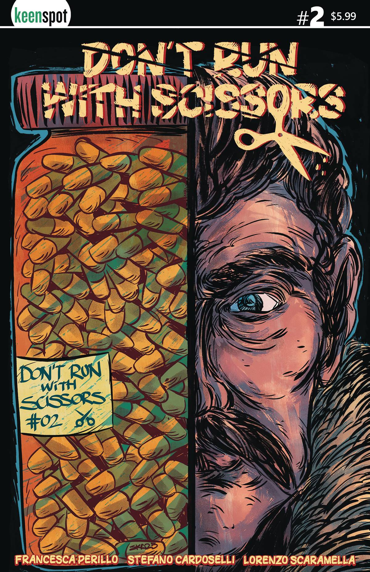 DONT RUN WITH SCISSORS #2 CVR B LORENZO SCARAMELLA (MR)