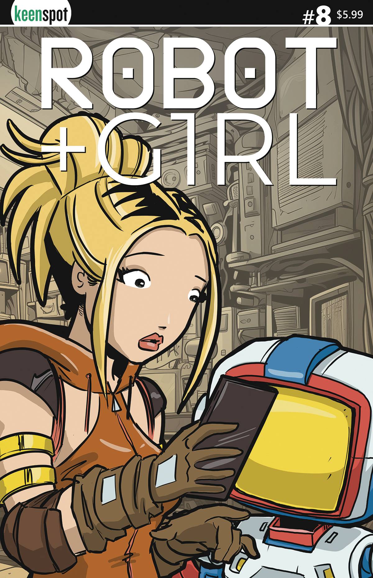 ROBOT + GIRL #8 CVR B NOTIFICATION