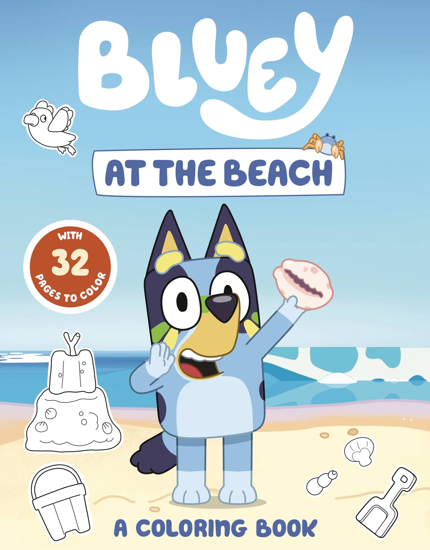 BLUEY AT THE BEACH COLORING BOOK SC (C: 0-1-0)