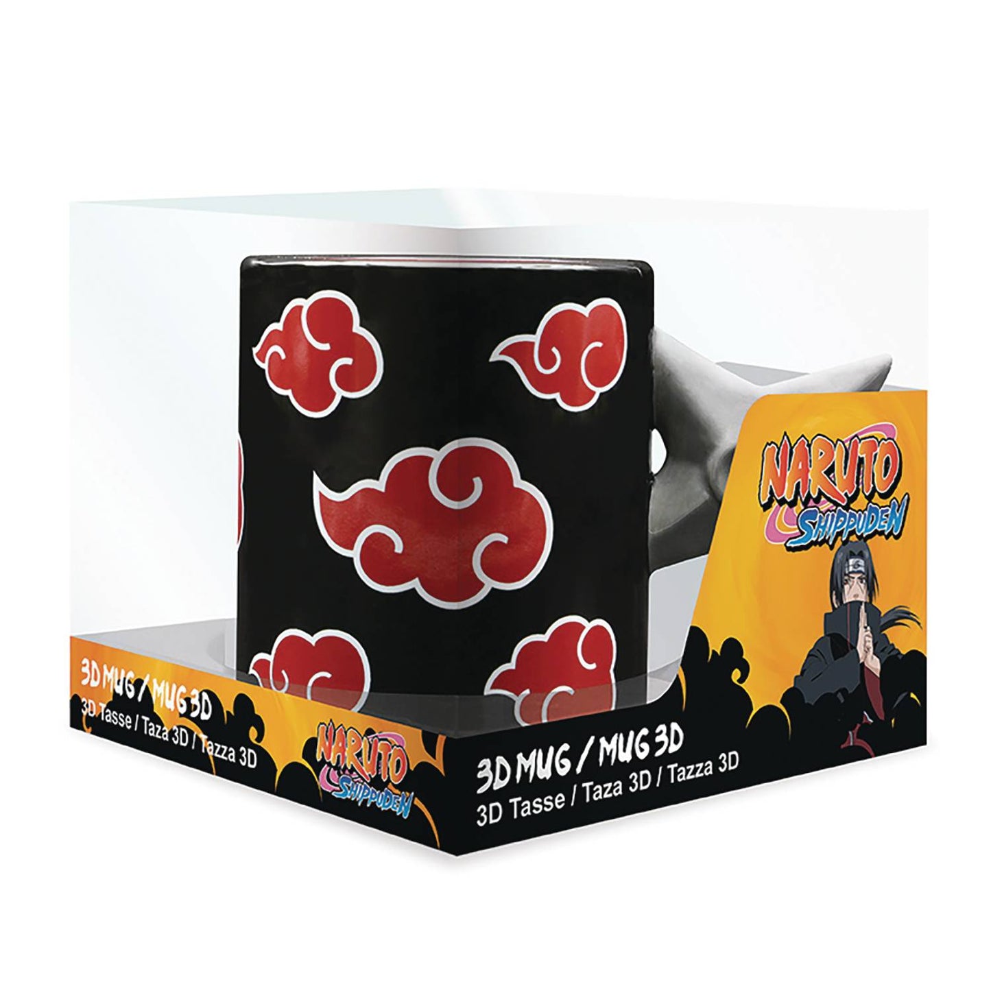 NARUTO SHIPPUDEN SHURIKEN AKATSUKI 3D HANDLE 16OZ MUG (NET)