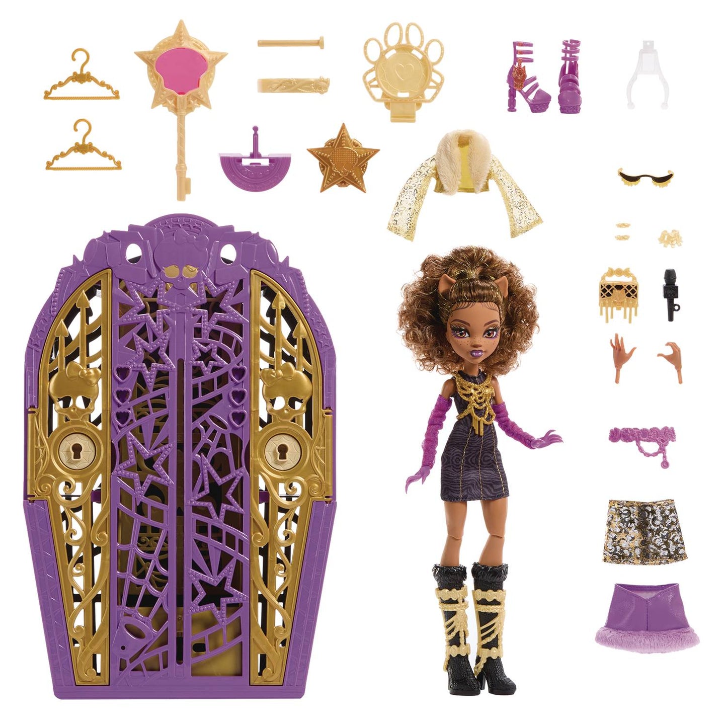 MONSTER HIGH CLAWDEEN WOLF DOLL (NET) (C: 1-1-2)