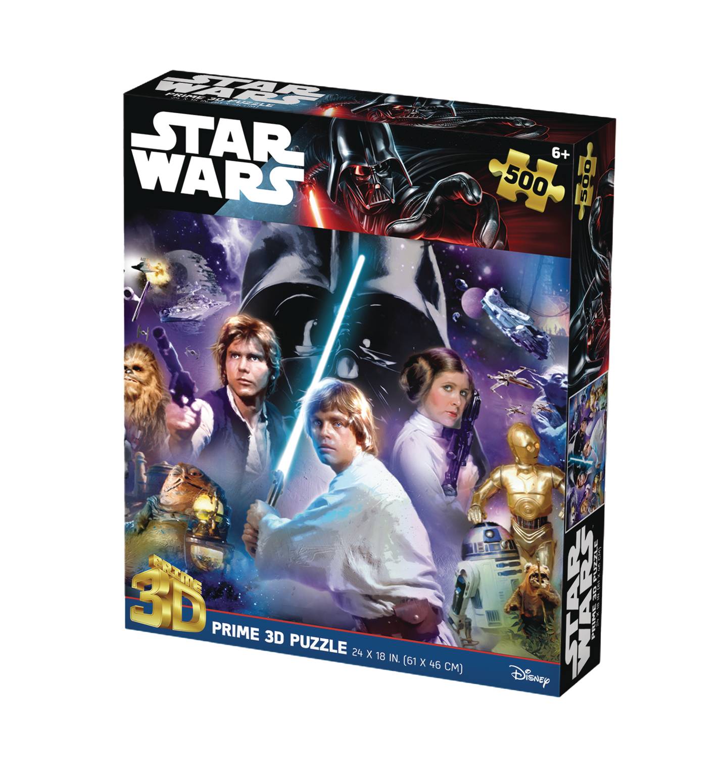 CLASSIC STAR WARS 500PC 24X18 3D PUZZLE (Net) (C: 1-1-2)