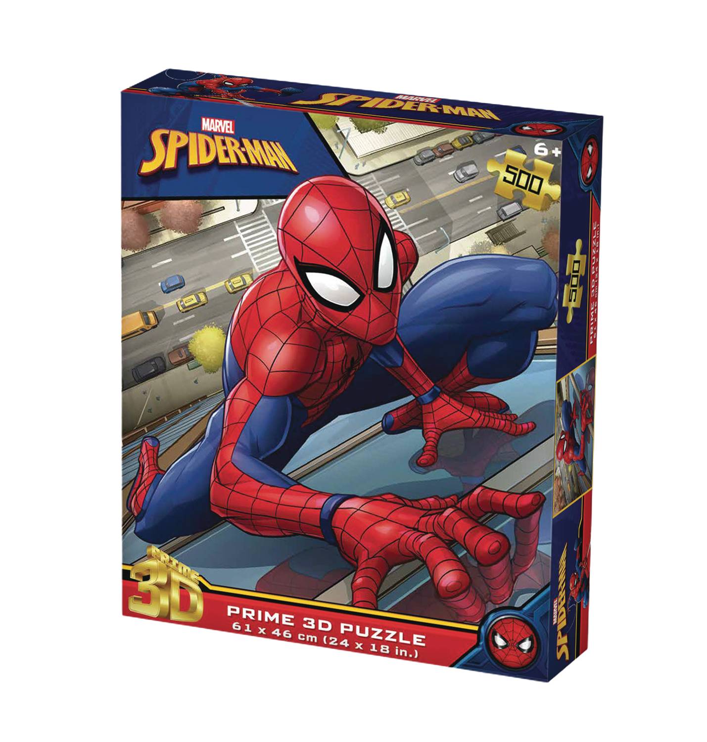 SPIDER MAN MARVEL 3D JIGSAW PUZZLE 500PC 24X18 (Net) (C: 1-1