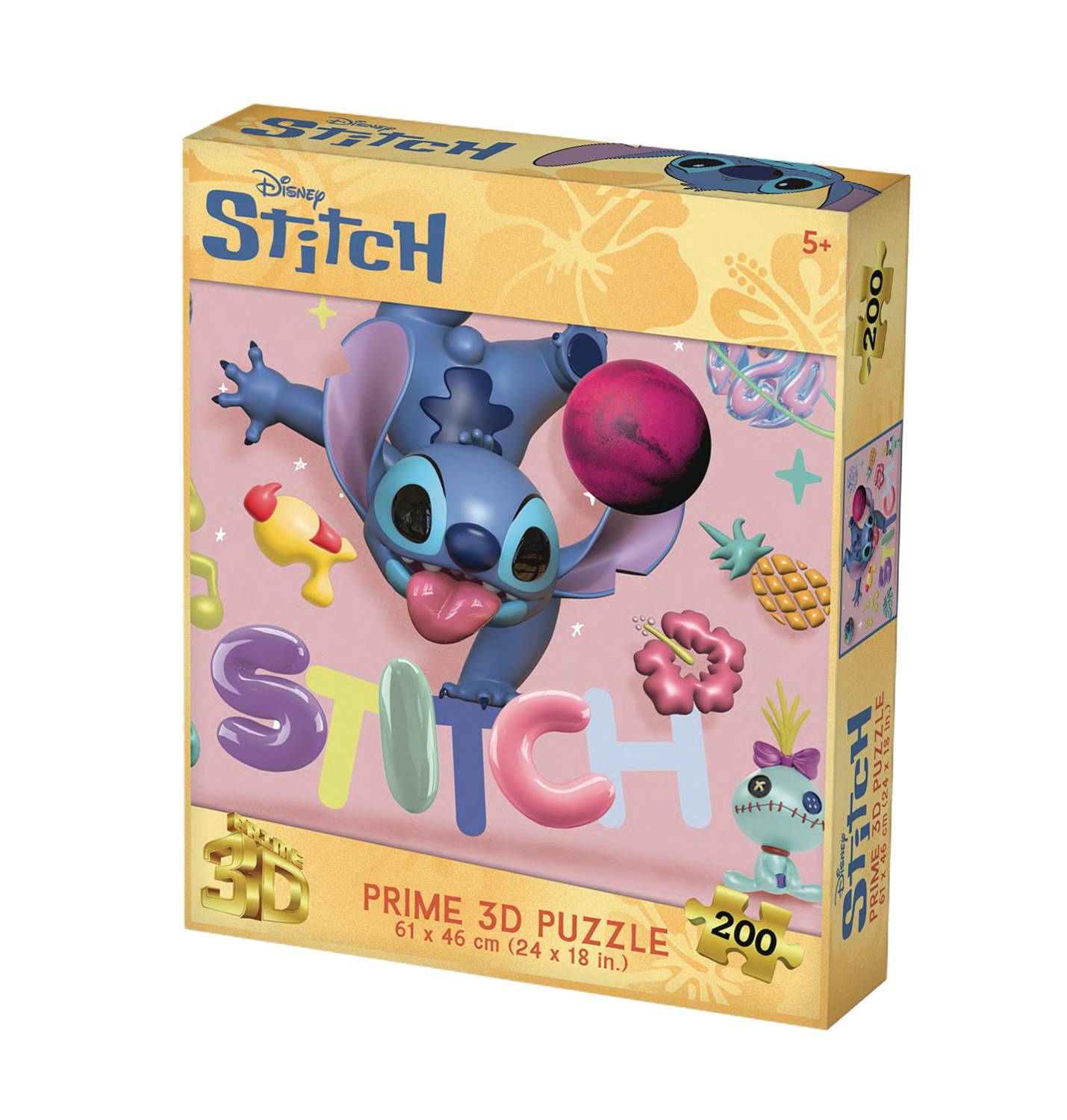 DISNEY STITCH 3D JIGSAW 500PC 24X18 PUZZLE (NET) (C: 1-1-2)