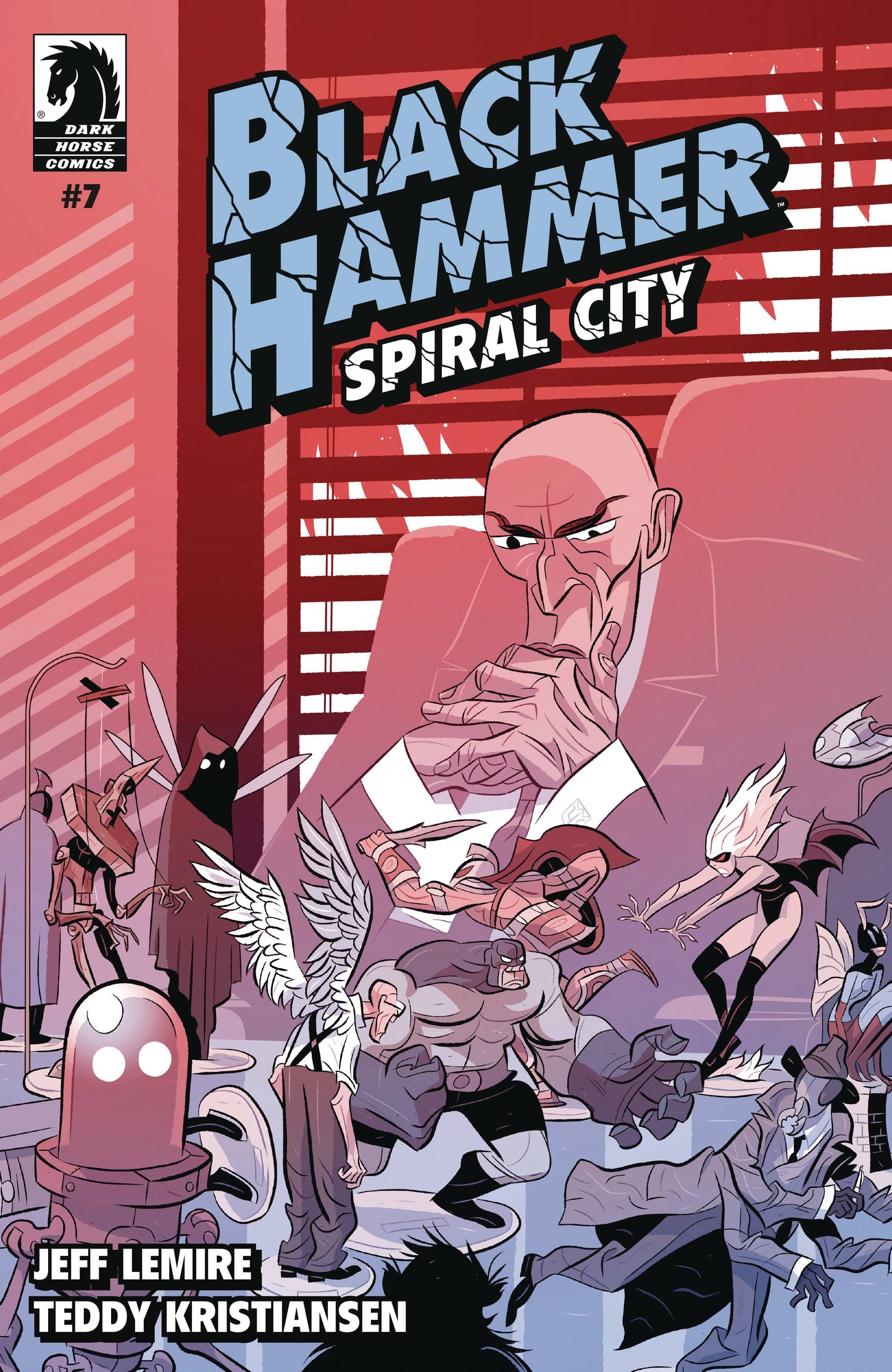 BLACK HAMMER SPIRAL CITY #7 CVR B SOLHEIM