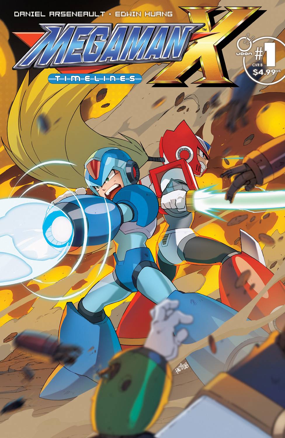 MEGA MAN X TIMELINES #1 CVR B STEINBACH (C: 0-1-2)