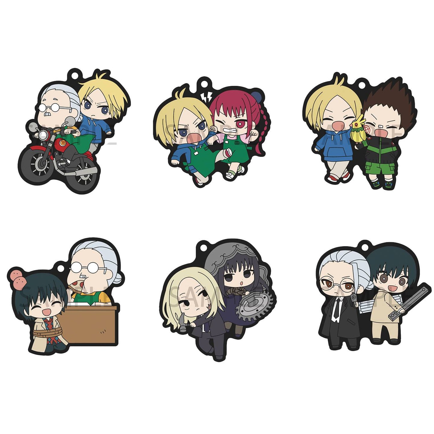 SAKAMOTO DAYS BUDDYCOLLE RUBBER MASCOT 6PC BOX (NET) (C: 1-1