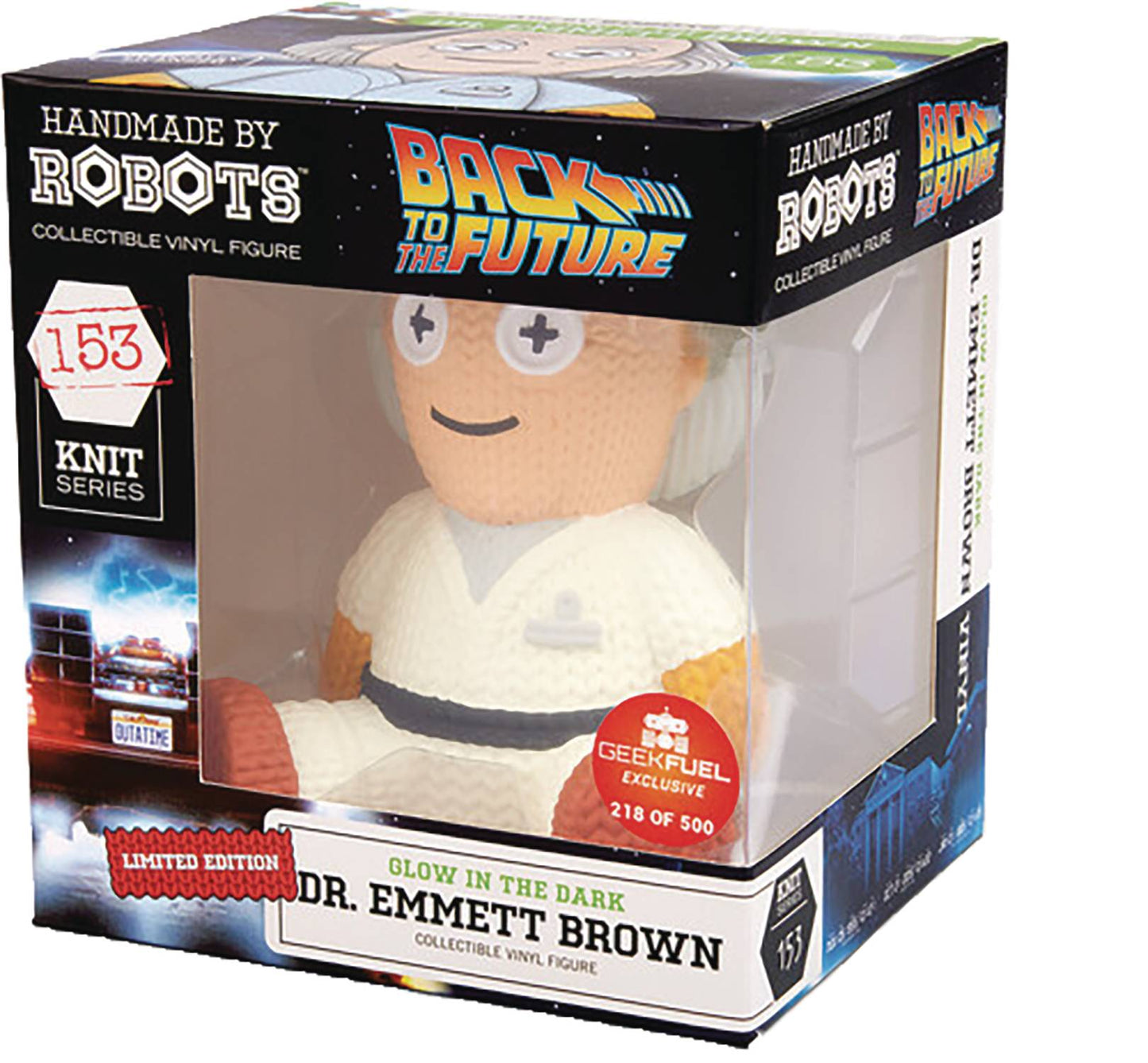 BACK TO THE FUTURE HMBR DR EMMETT BROWN GLOW FIG (NET) (C: 1