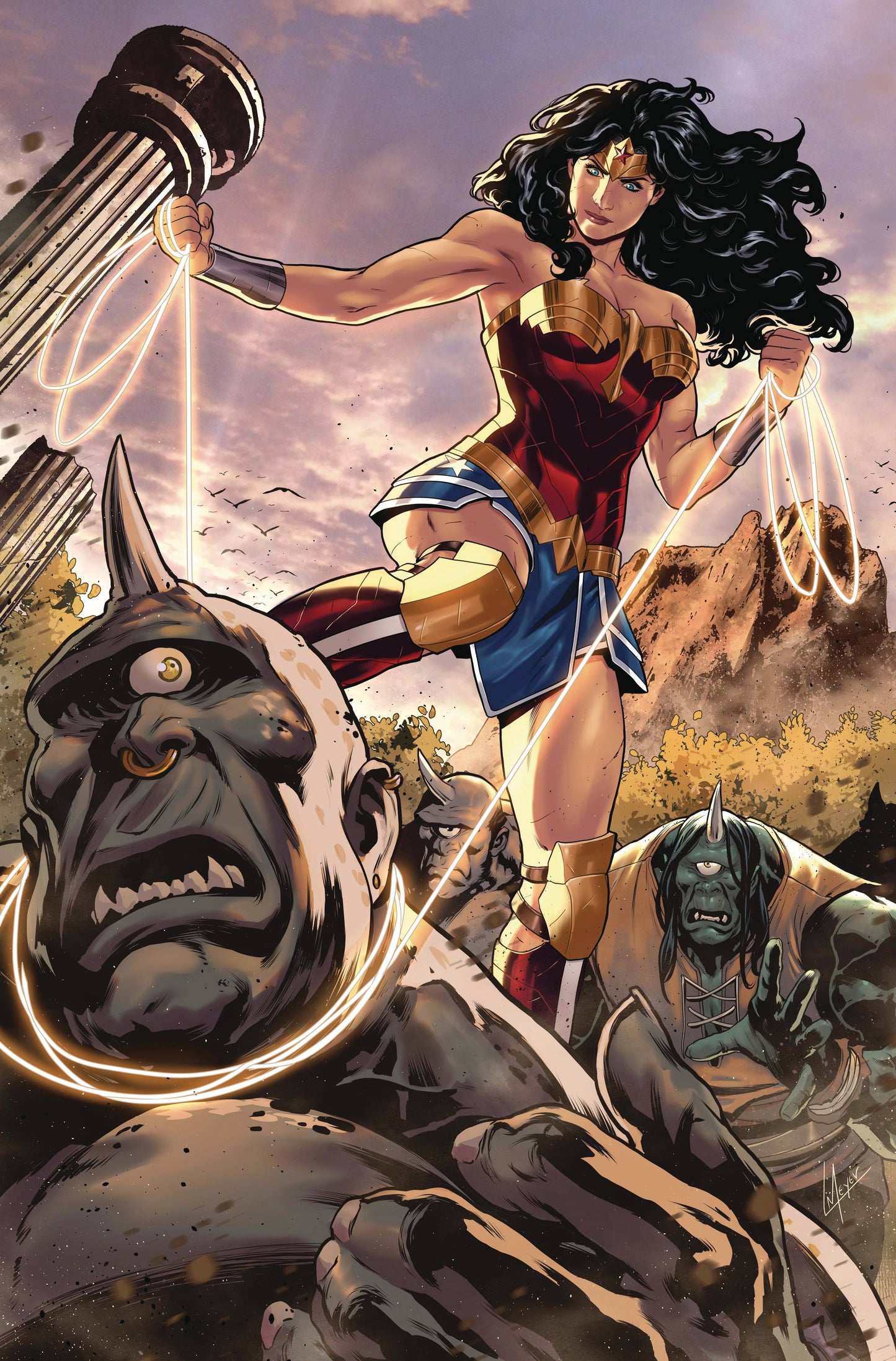 WONDER WOMAN #21 CVR E INC 1:25 LUCAS MEYER CSV