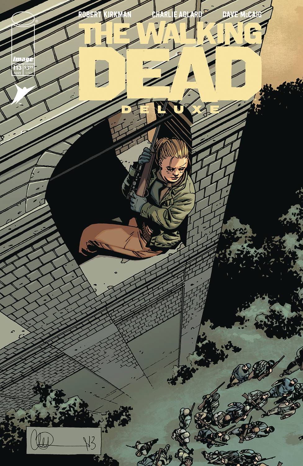WALKING DEAD DELUXE #113 CVR B ADLARD MCCAIG VAR (MR)