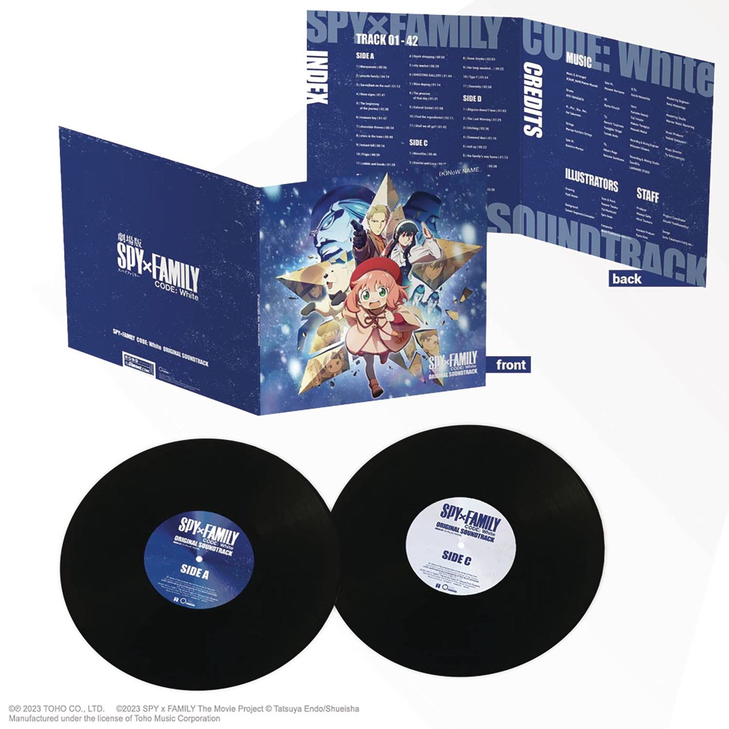 SPY X FAMILY CODE WHITE OST VINYL LP (NET) (C: 1-1-2)