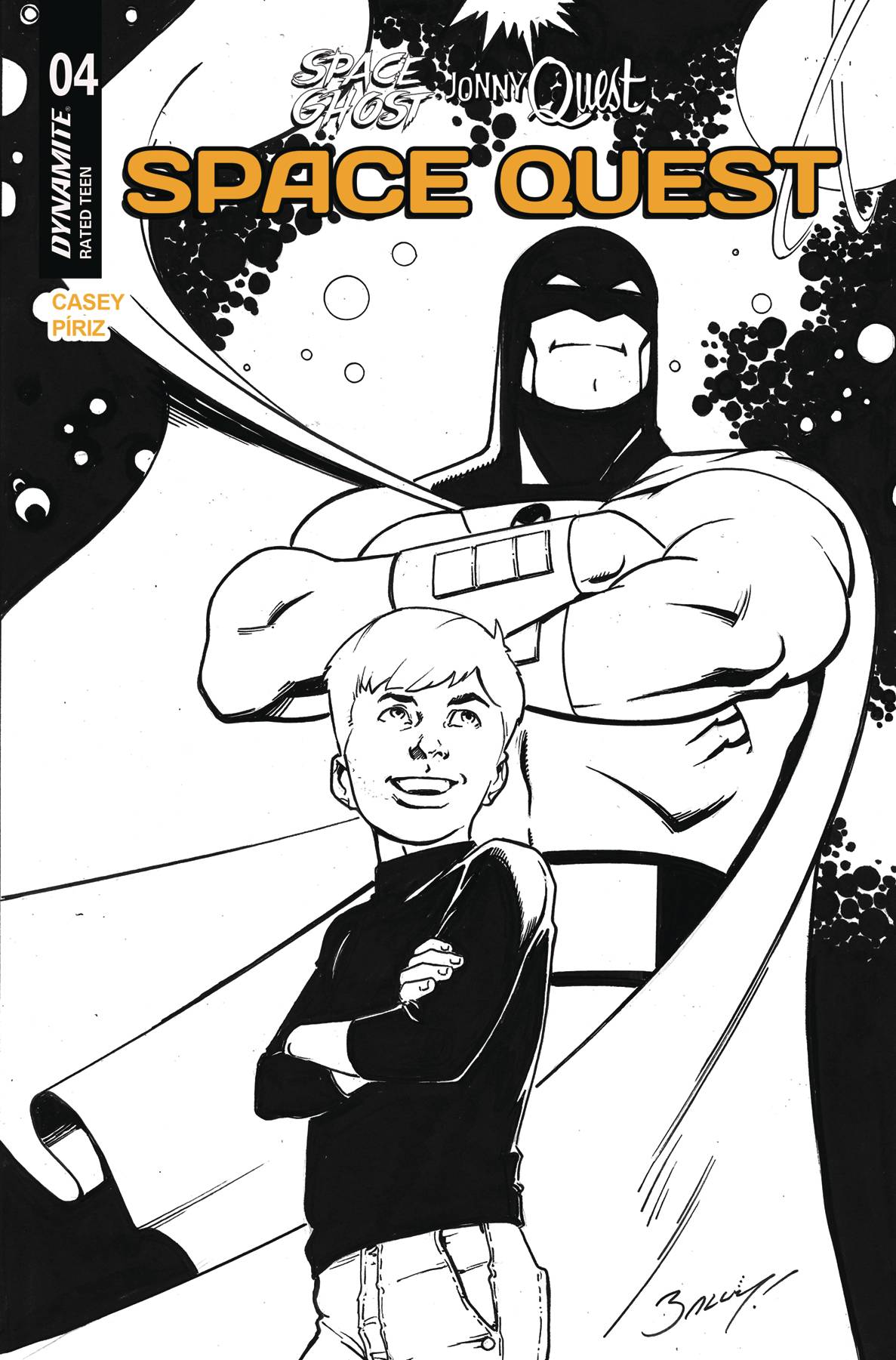 SPACE GHOST JONNY QUEST SPACE QUEST #4 CVR J 10 COPY INCV BA