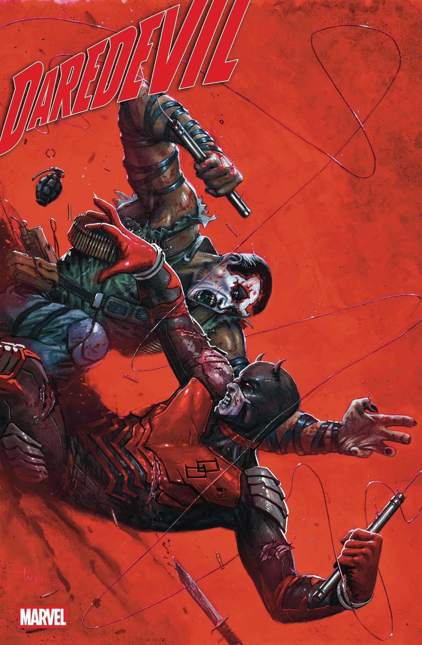 DAREDEVIL #22 DAVIDE PARRATORE BRING ON THE BAD GUYS VAR