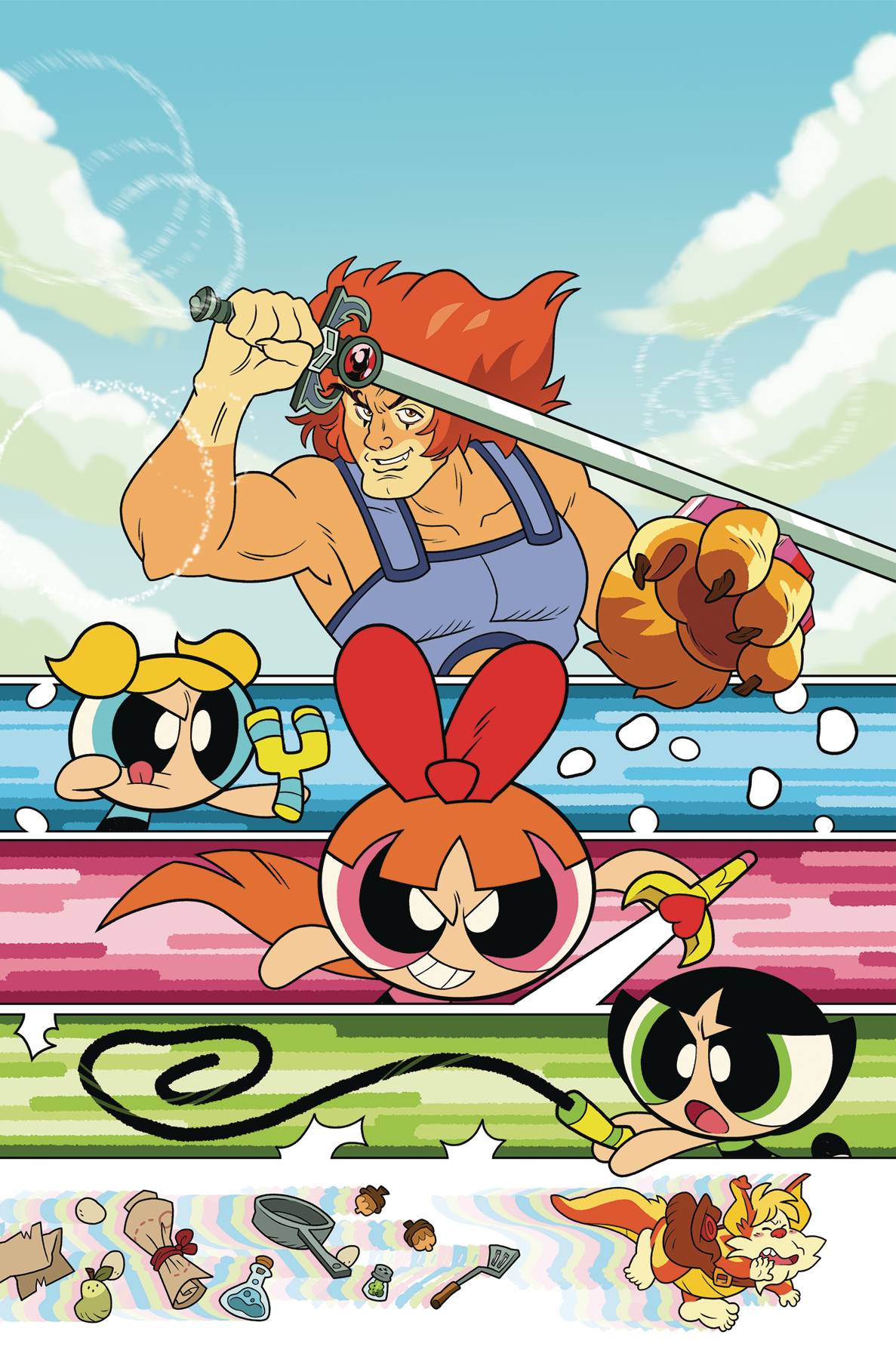 THUNDERCATS POWERPUFF GIRLS #1 CVR K 20 COPY INCV ENGLE VIRG