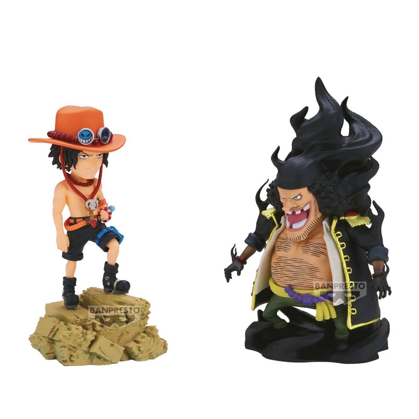 ONE PIECE LOG STORIES PORTGAS D ACE VS MARSHALL D TEACH FIG