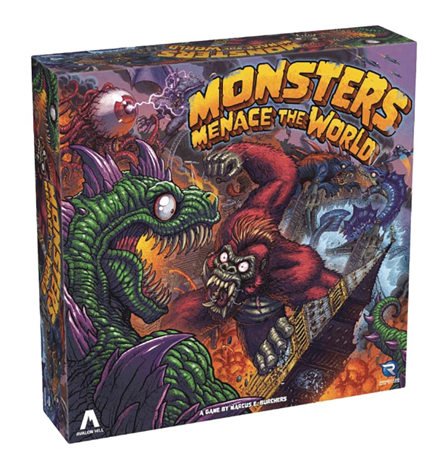 MONSTERS MENACE THE WORLD BOARD GAME (C: 1-1-2)