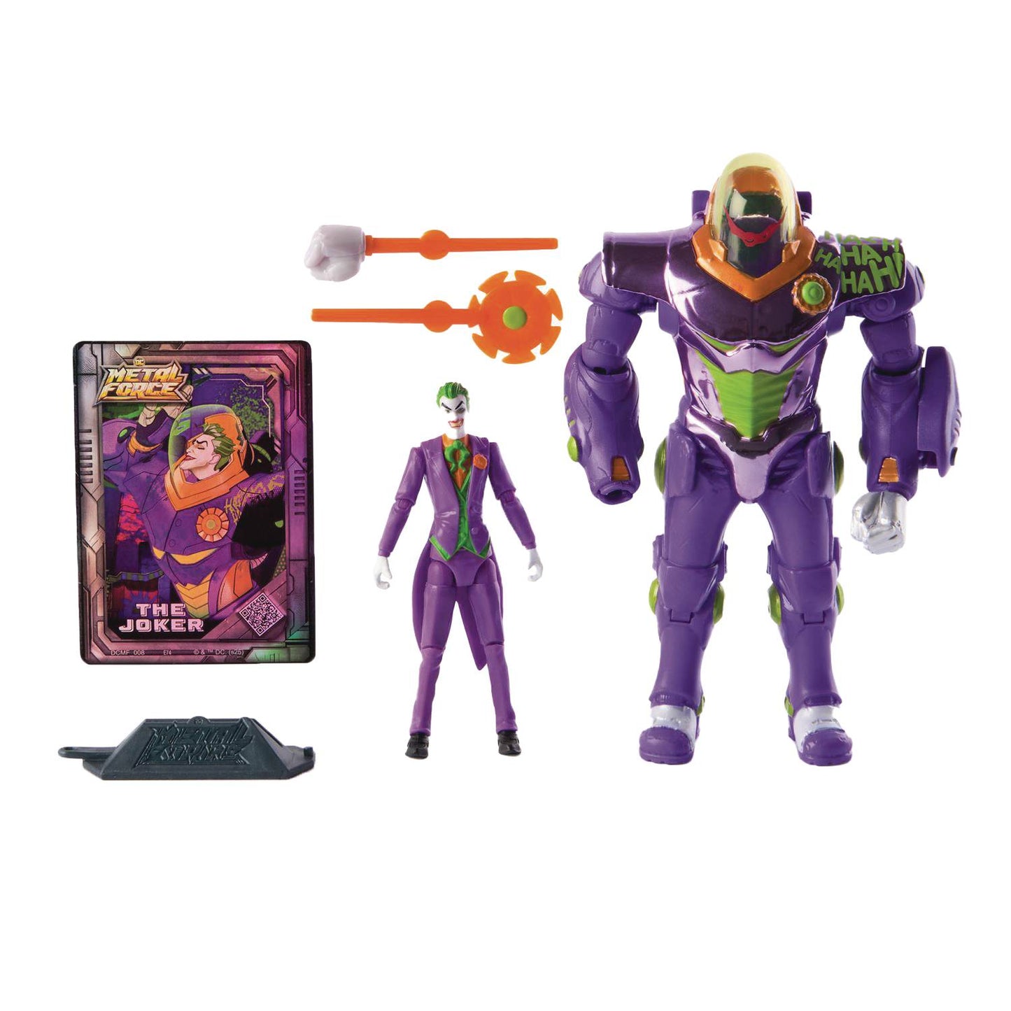 DC METAL FORCE 6IN ARMOR ATTACK JOKER FIGURE (NET) (C: 1-1-2