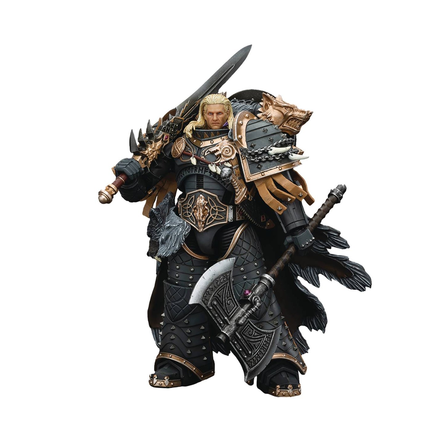 JOYTOY WH 40K SPACE WOLVES PRIMARCH LEMAN RUSS 1/18 AF (NET)