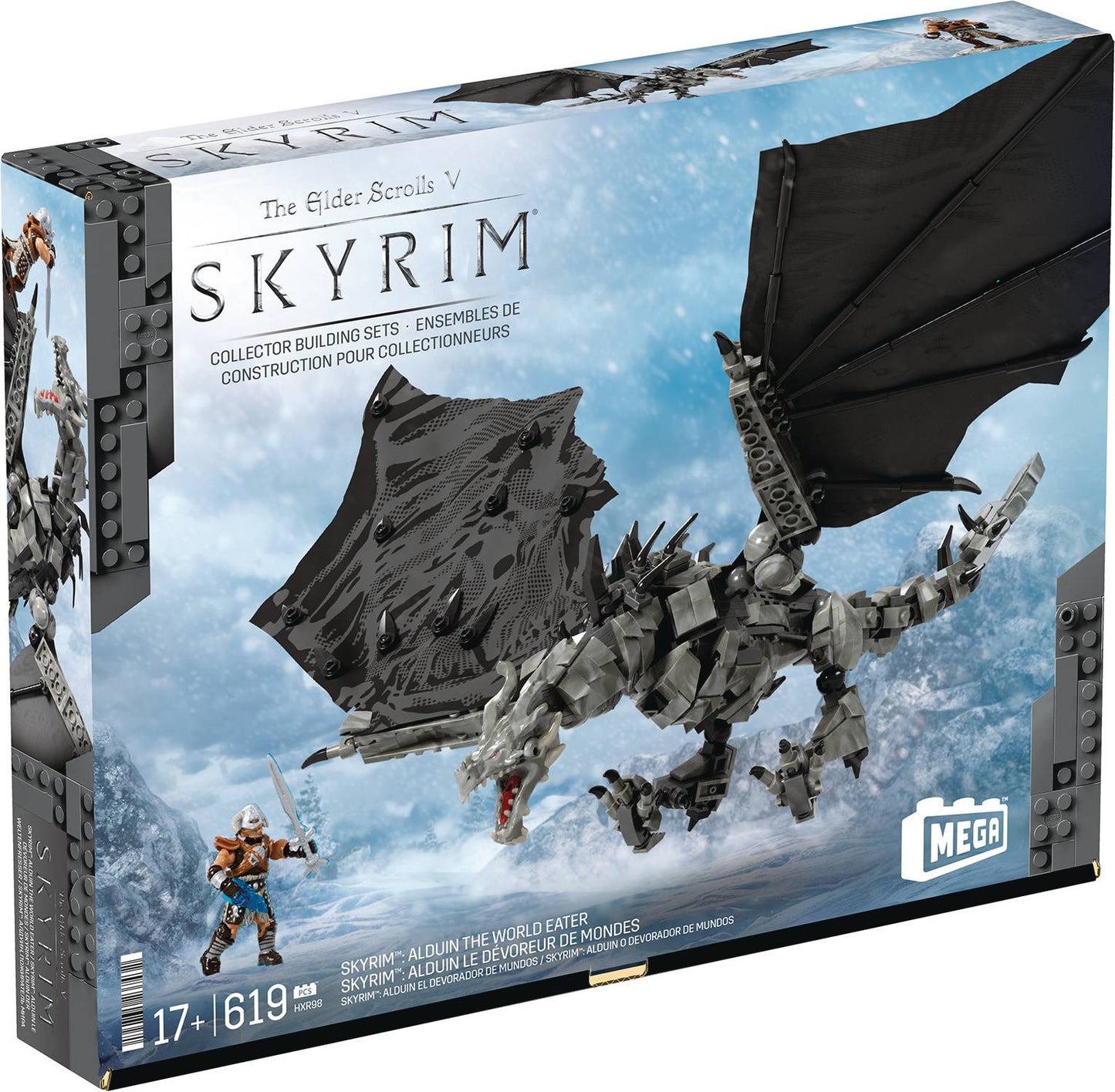 MEGA ADULT BUILDERS SKYRIM WINGED WARRIOR (NET) (C: 1-1-2)