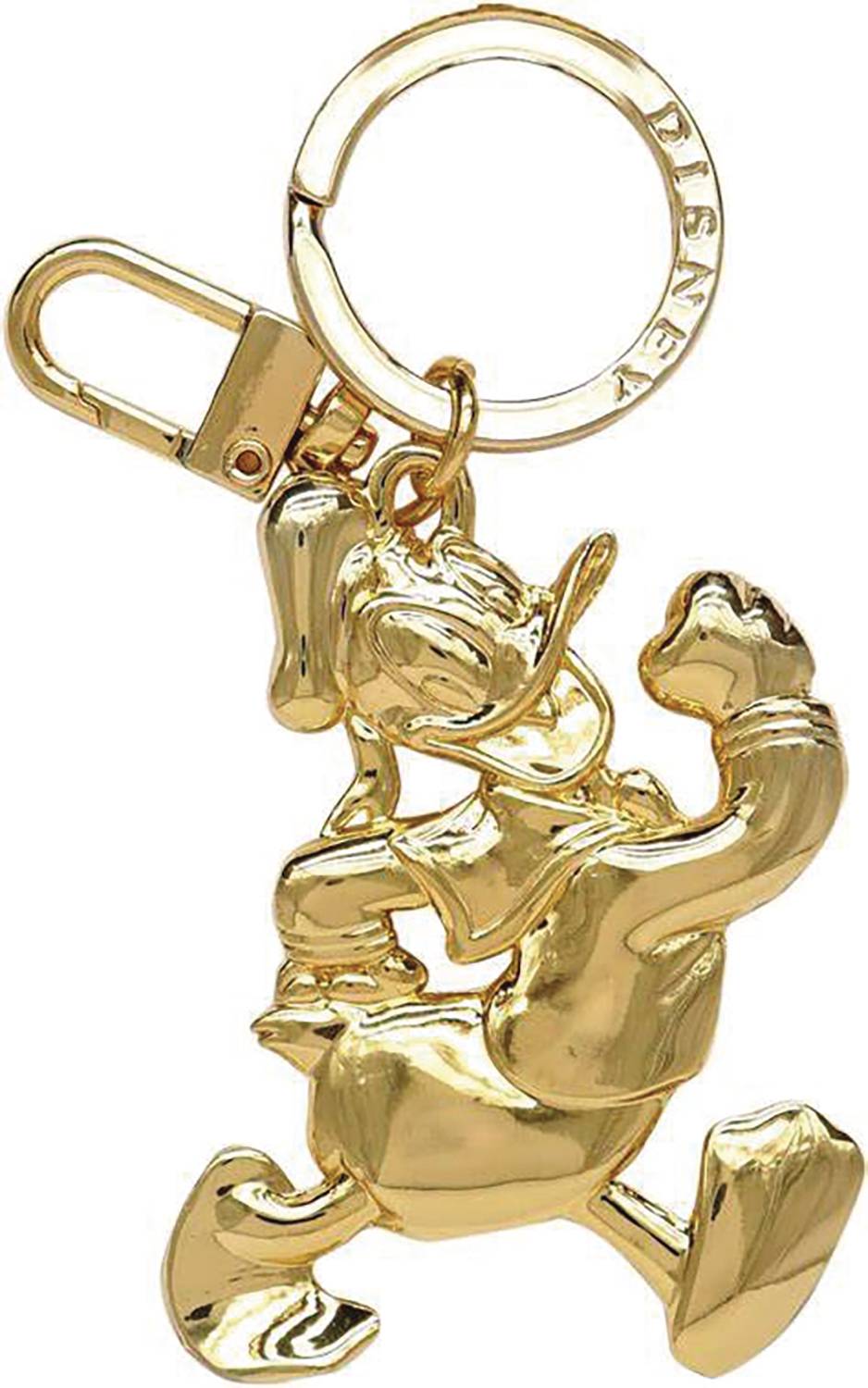 DISNEY DONALD DUCK GOLD PEWTER KEYCHAIN (NET) (C: 1-1-2)