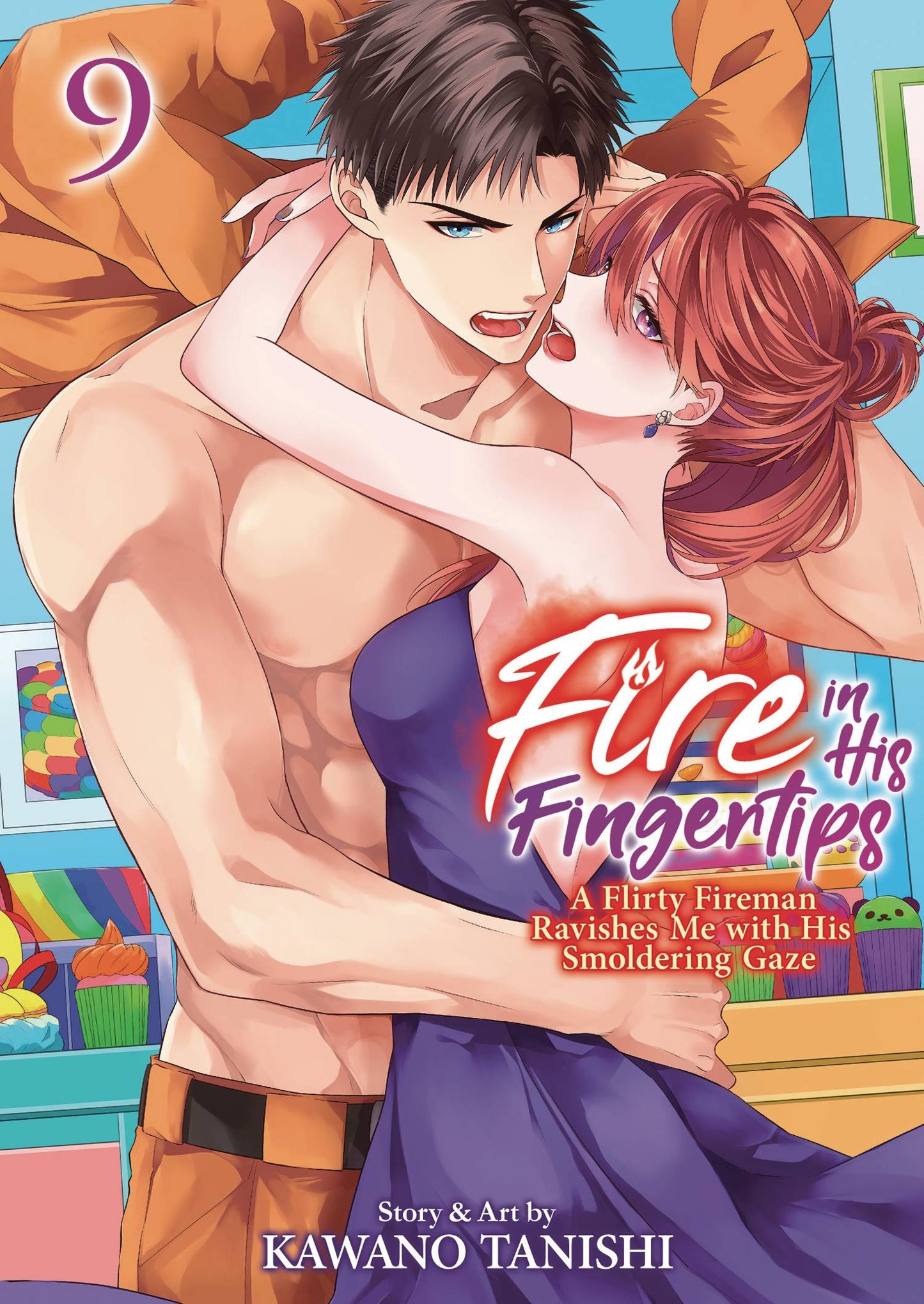 FIRE IN HIS FINGERTIPS FIREMAN SMOLDERING GAZE GN VOL 09 (MR
