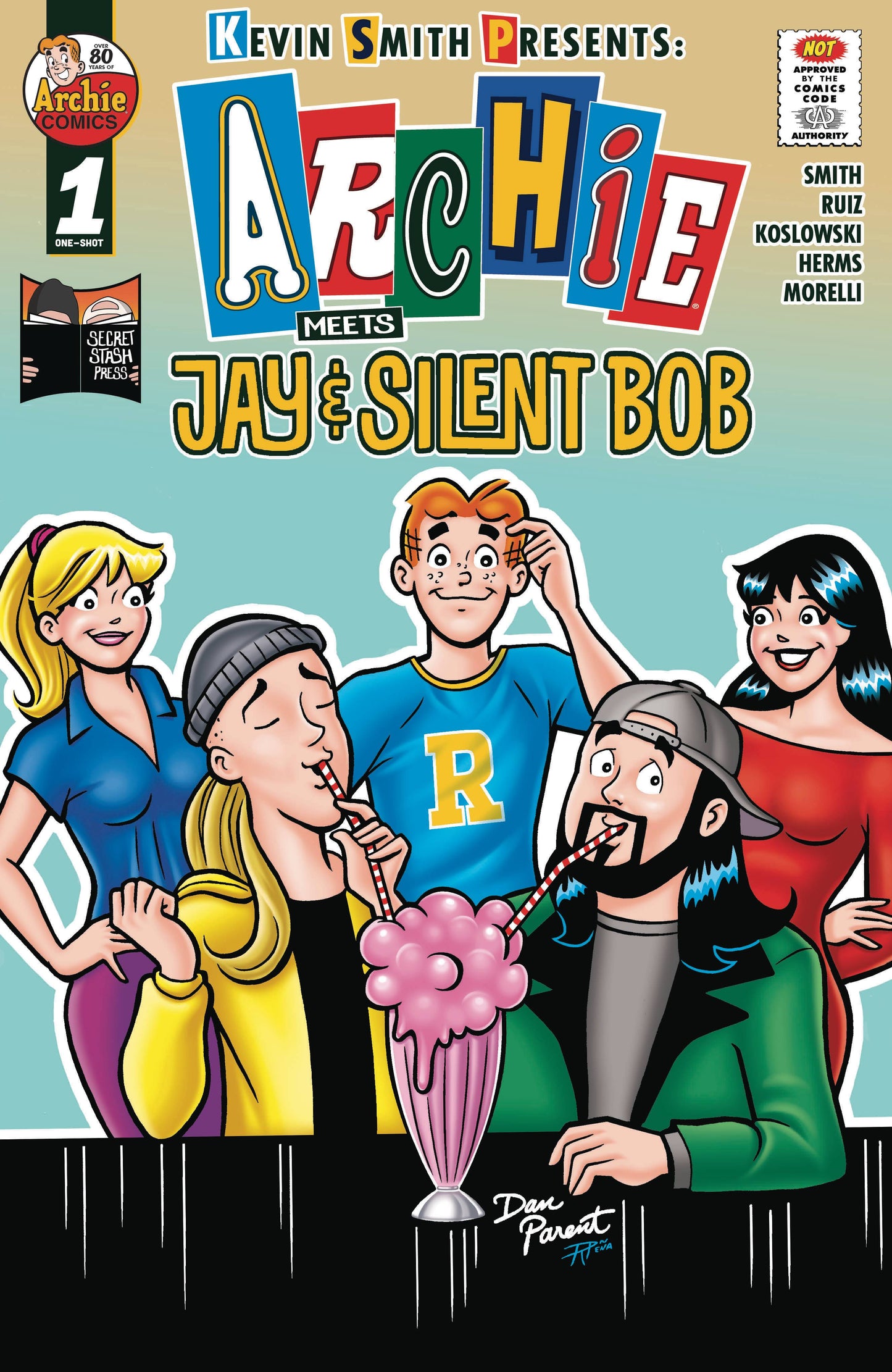 ARCHIE MEETS JAY & BOB ONESHOT CVR E DAN PARENT (MR)
