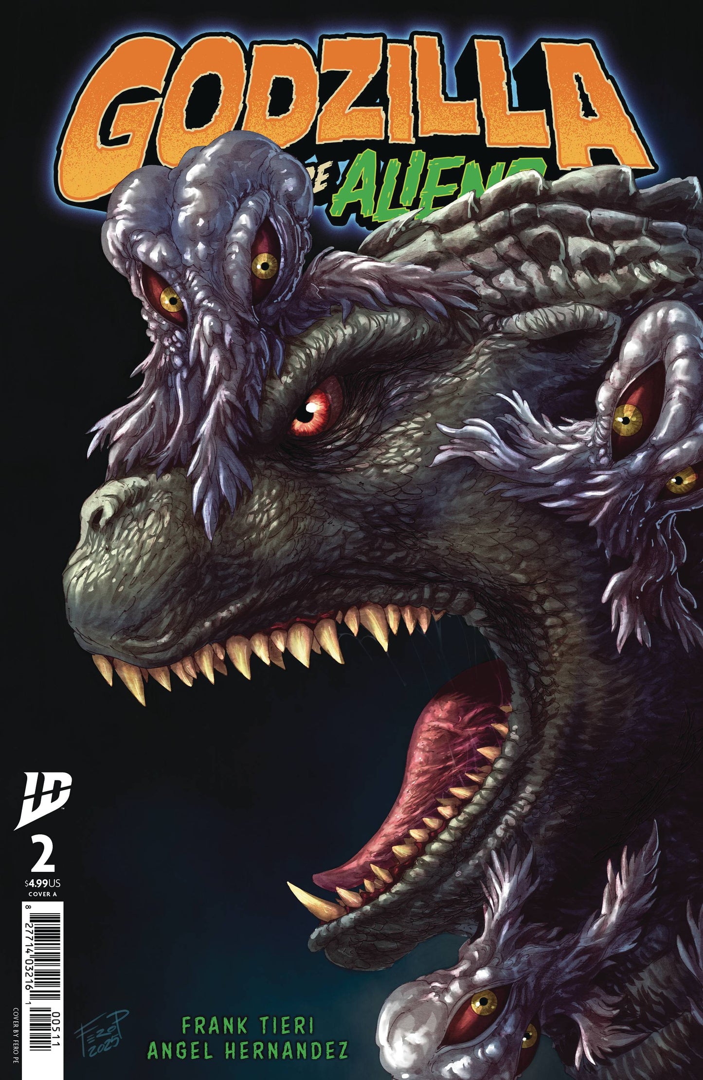 GODZILLA HERE THERE BE ALIENS #2 CVR A PE