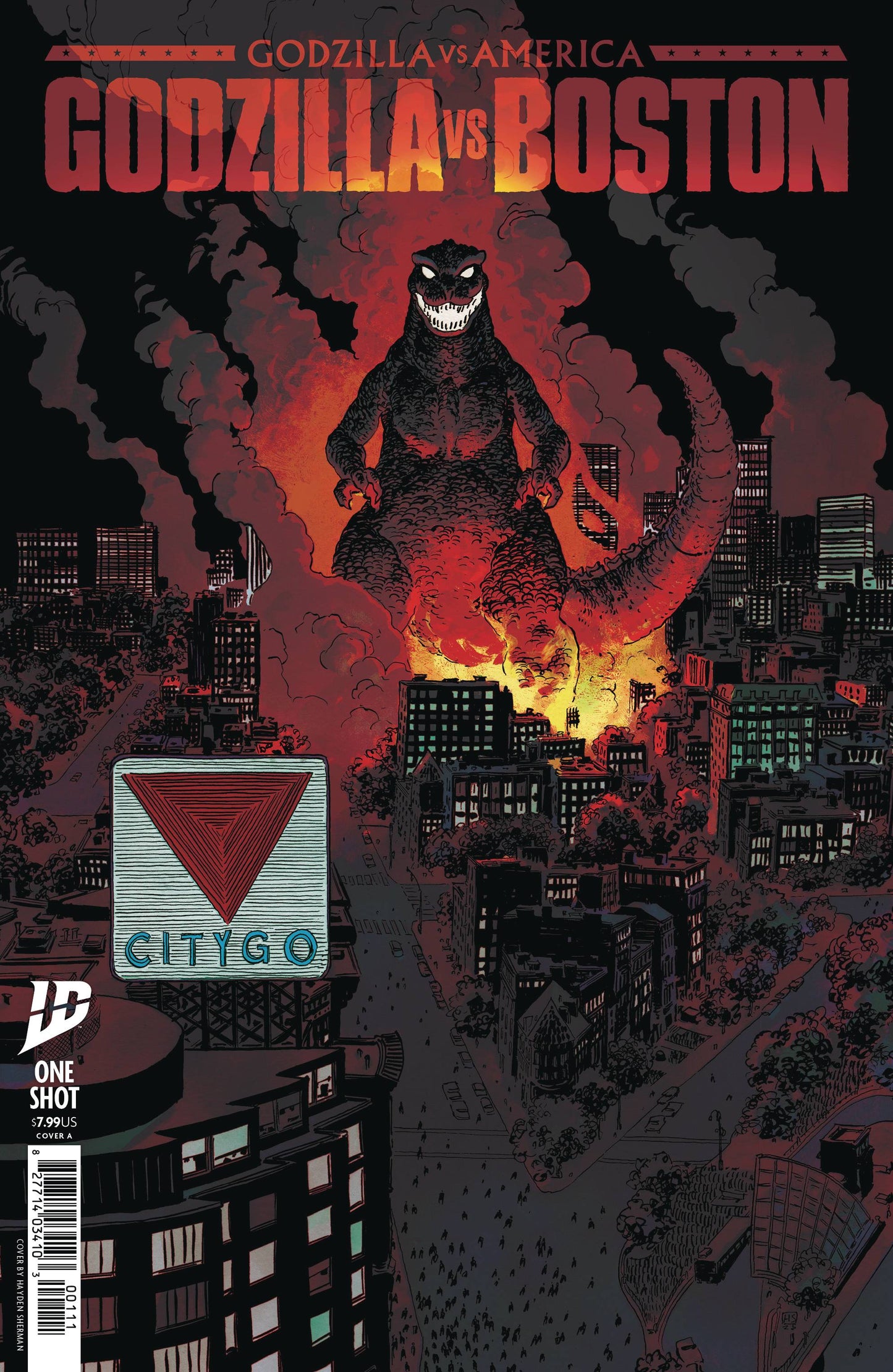 GODZILLA VS AMERICA BOSTON #1 CVR A SHERMAN