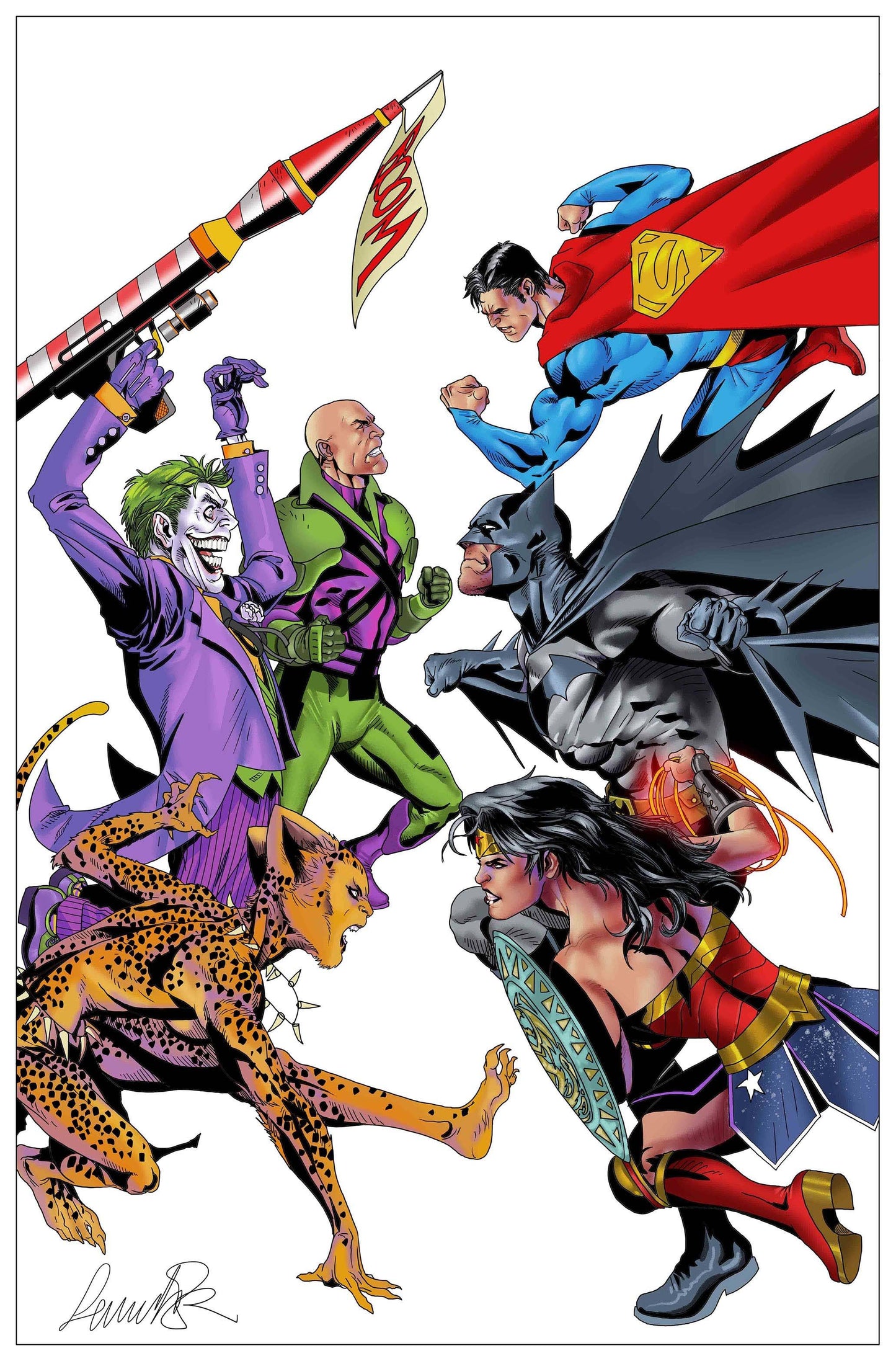 JUSTICE LEAGUE UNLIMITED #8 CVR D SALVADOR LARROCA CSV