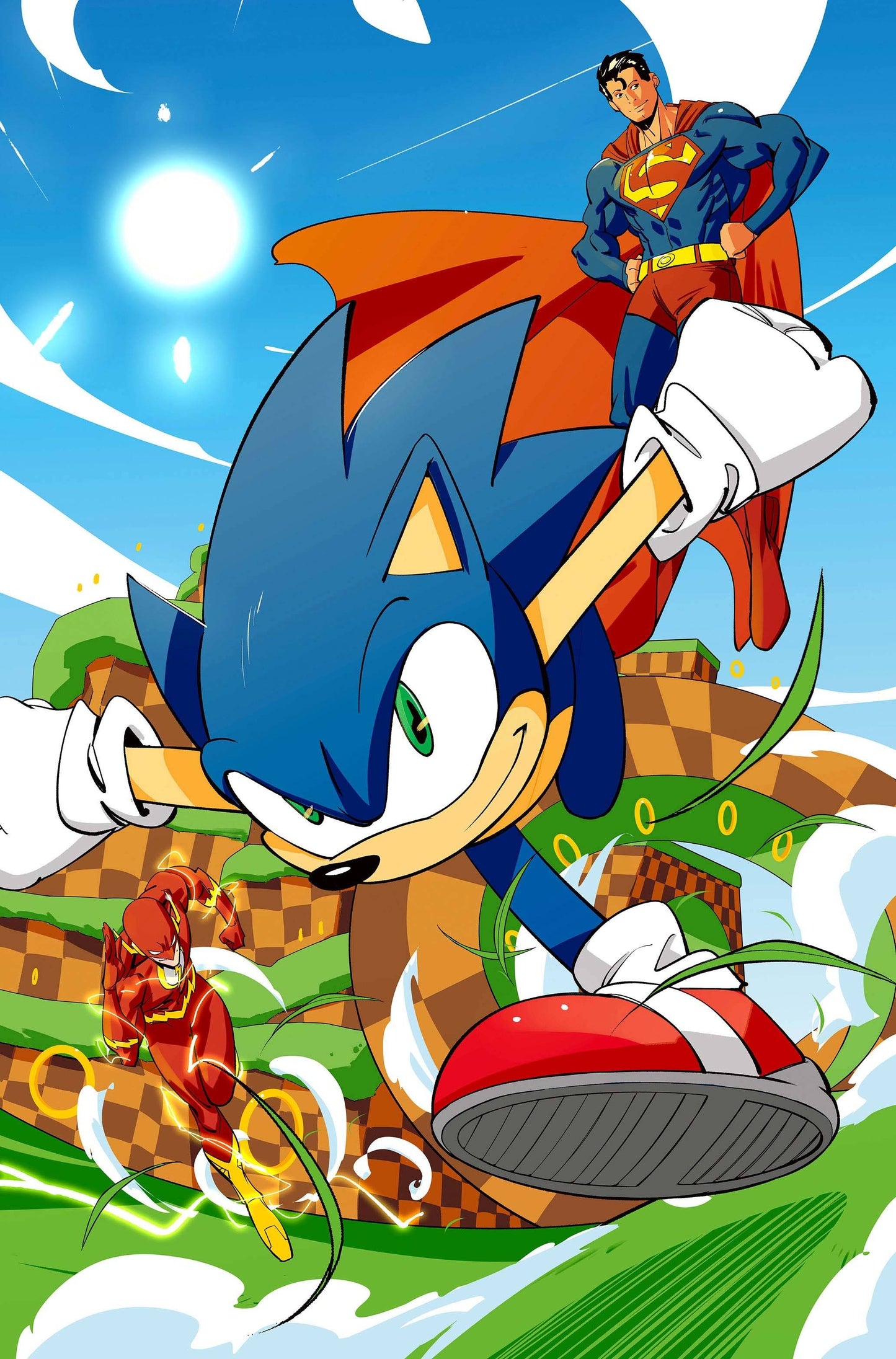 DC X SONIC THE HEDGEHOG #4 (OF 5) CVR B DANIELE DI NICUOLO