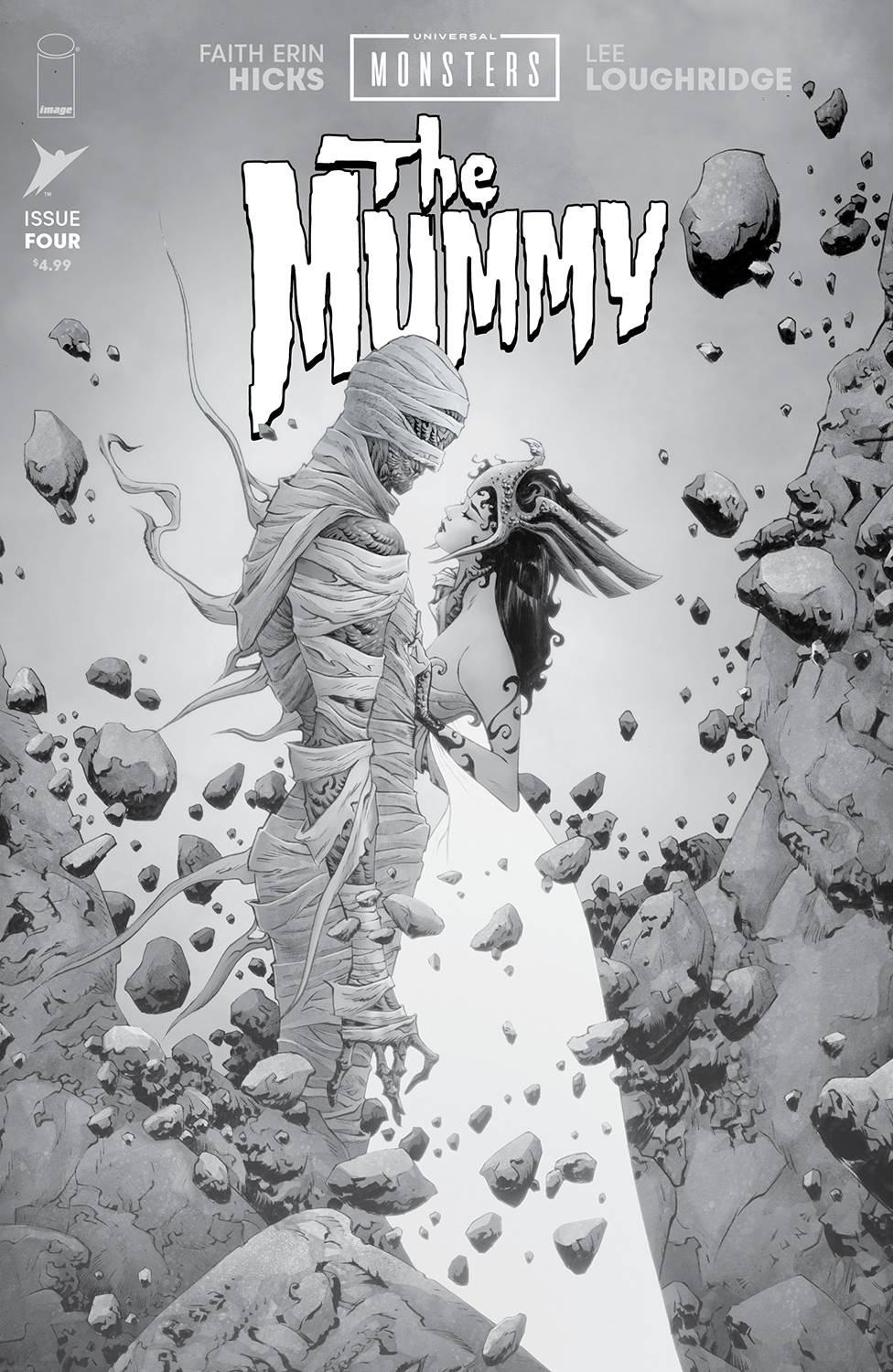 UNIVERSAL MONSTERS THE MUMMY #4 (OF 4) CVR D INC 1:25