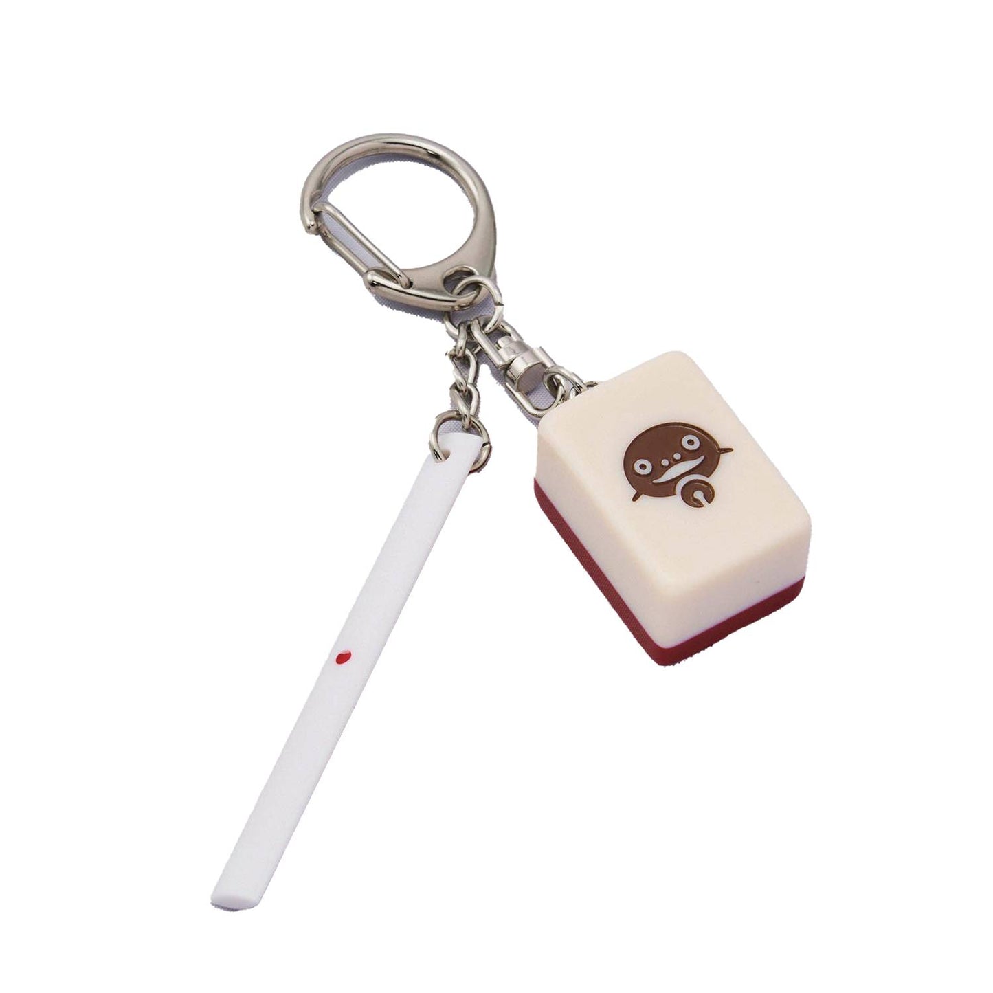 FINAL FANTASY XIV DOMAN MAHJONG TILE KEY CHAIN ONE OF DOTS (