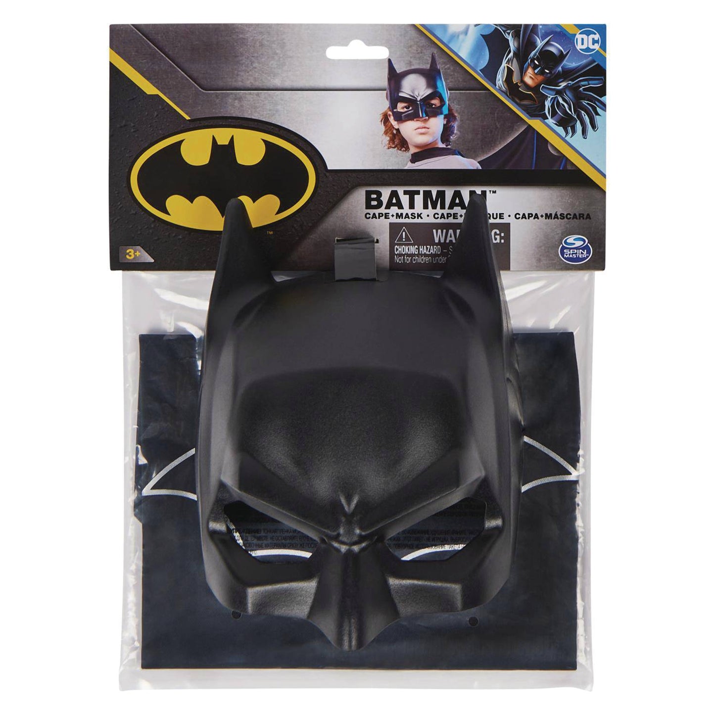 BATMAN CAPE AND MASK SET (NET) (C: 1-1-2)