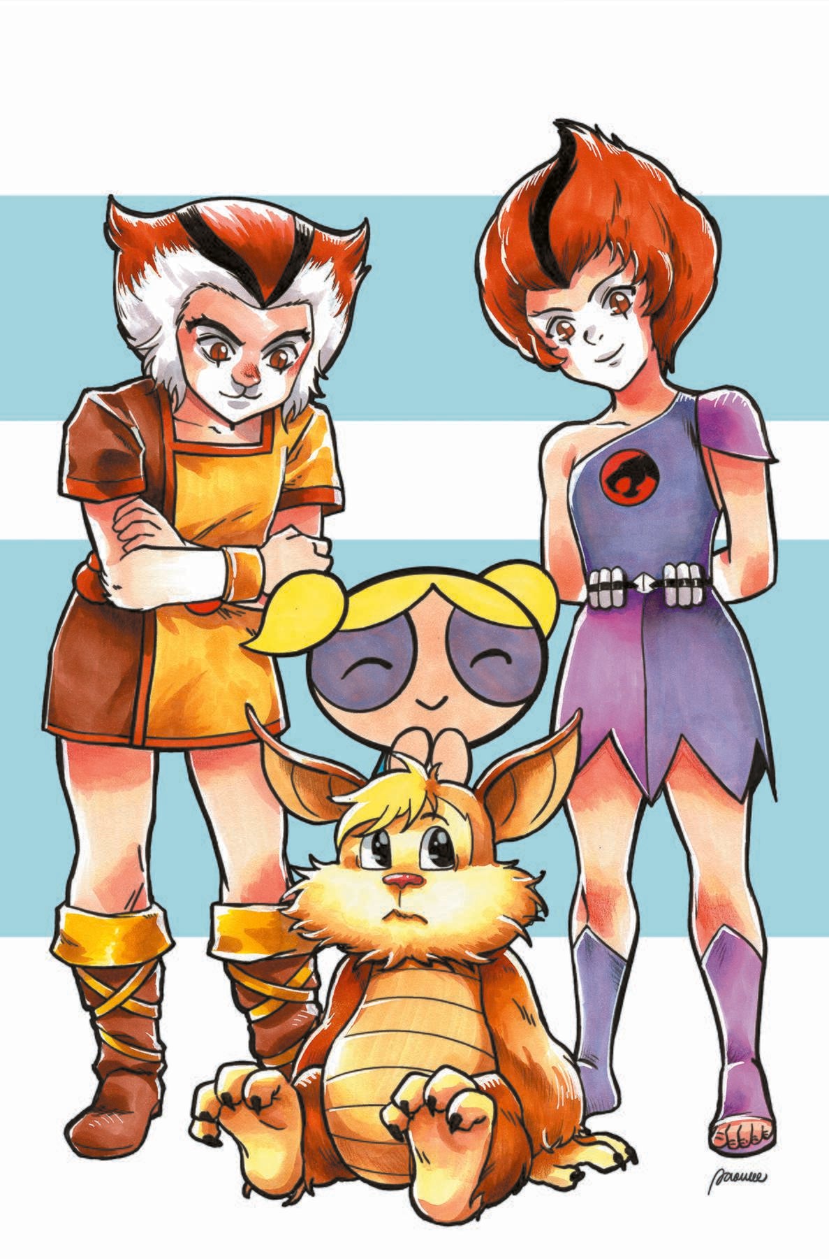 THUNDERCATS POWERPUFF GIRLS #2 CVR H 15 COPY INCV SAOWEE VIR