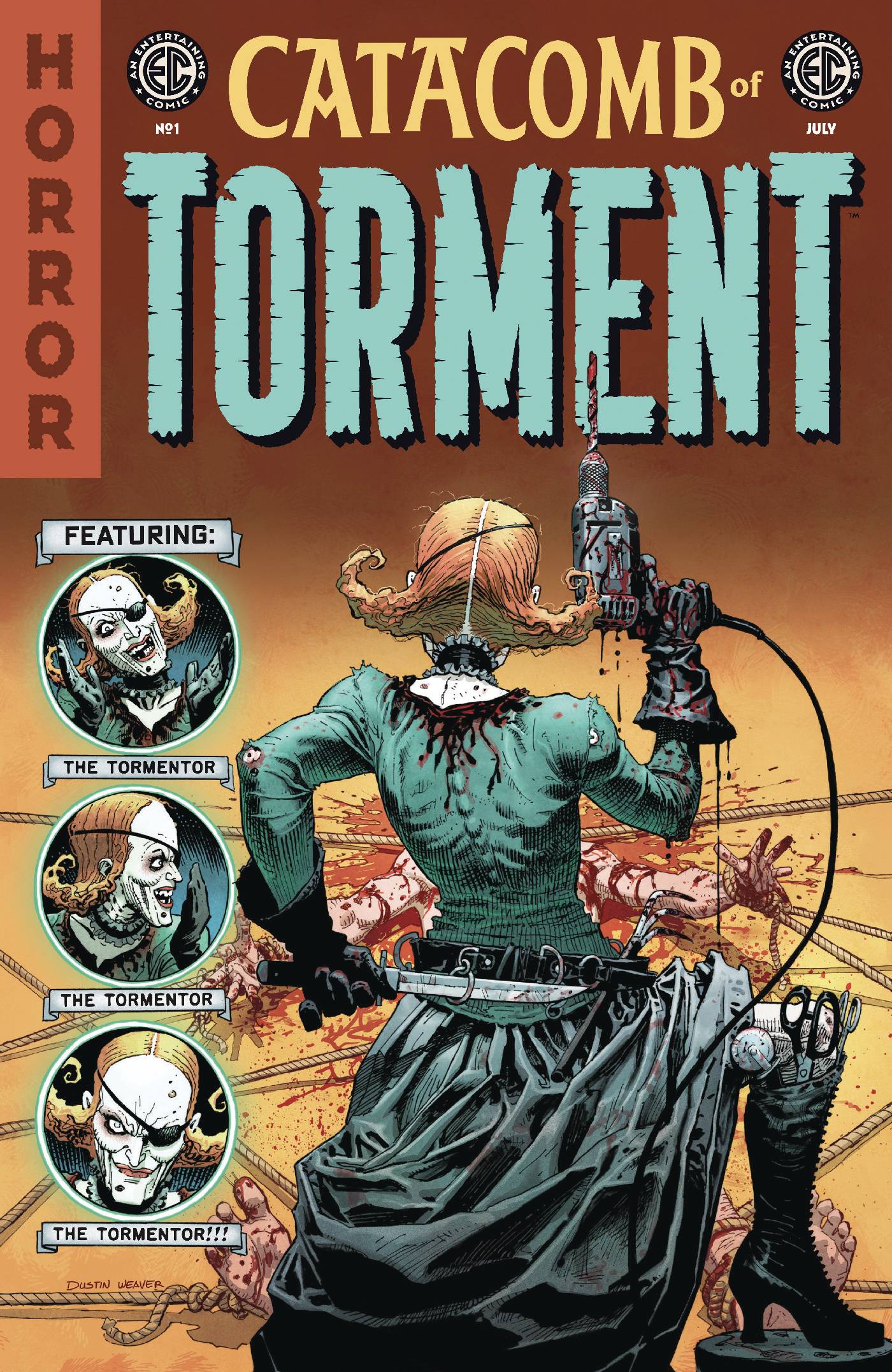 EC CATACOMB OF TORMENT CVR H 100 COPY INCV WEAVER HORROR (MR