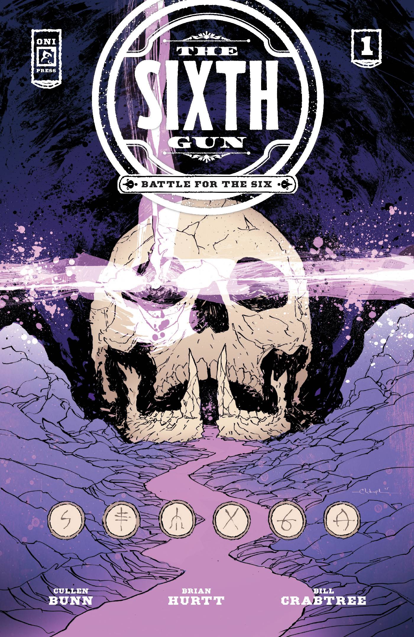 SIXTH GUN BATTLE FOR THE SIX #1 CVR D 10 COPY INCV MITTEN