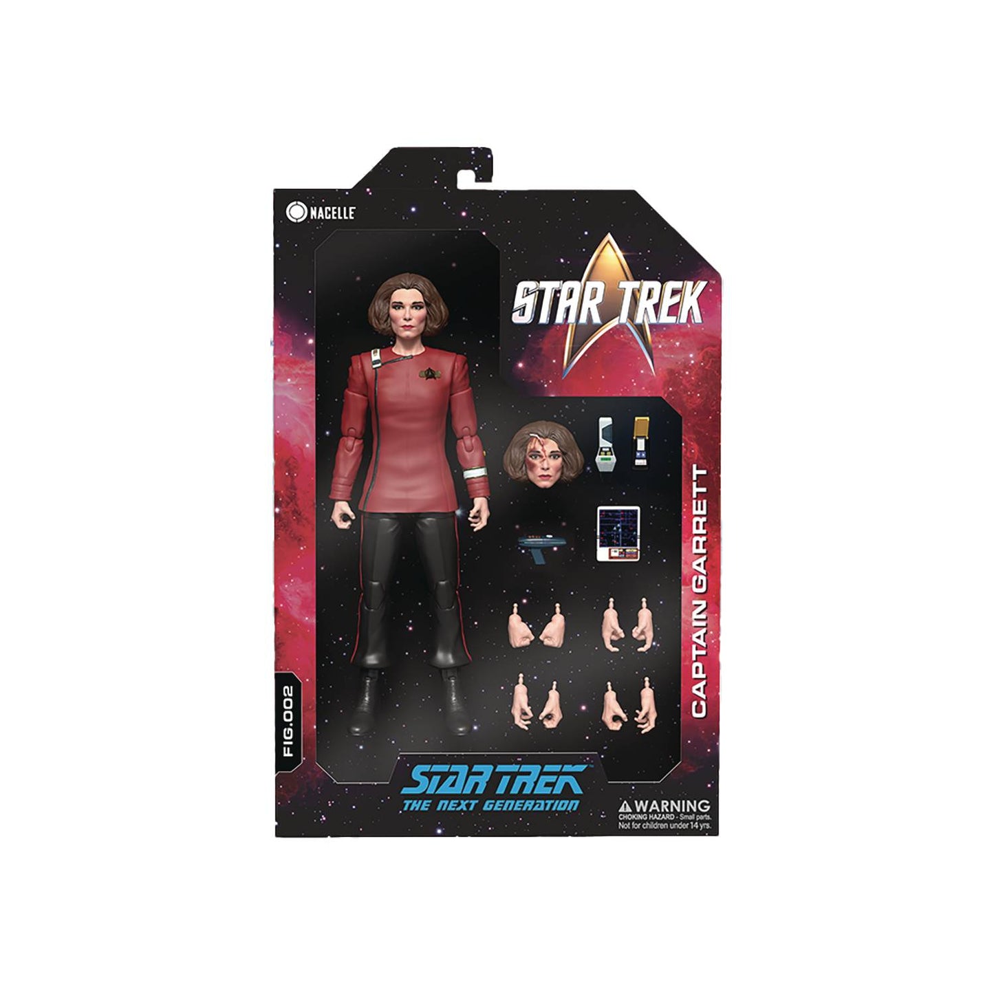 STAR TREK THE NEXT GEN YESTERDAYS ENTERPRISE CPT GARRETT AF