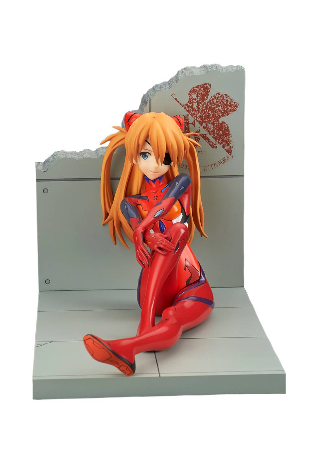 EVANGELION ASUKA LANGLEY PLUGSUIT MOVIE VER FIGURE (NET) (C: