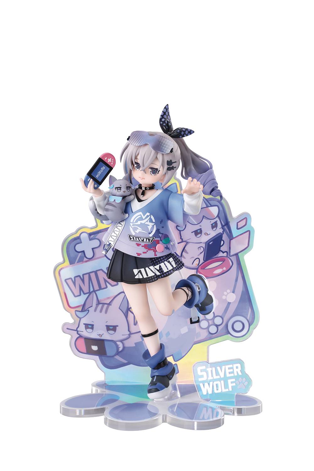 HONKAI STAR RAIL RISE UP+ CHIBI CAT SILVER WOLF FIG (NET) (C