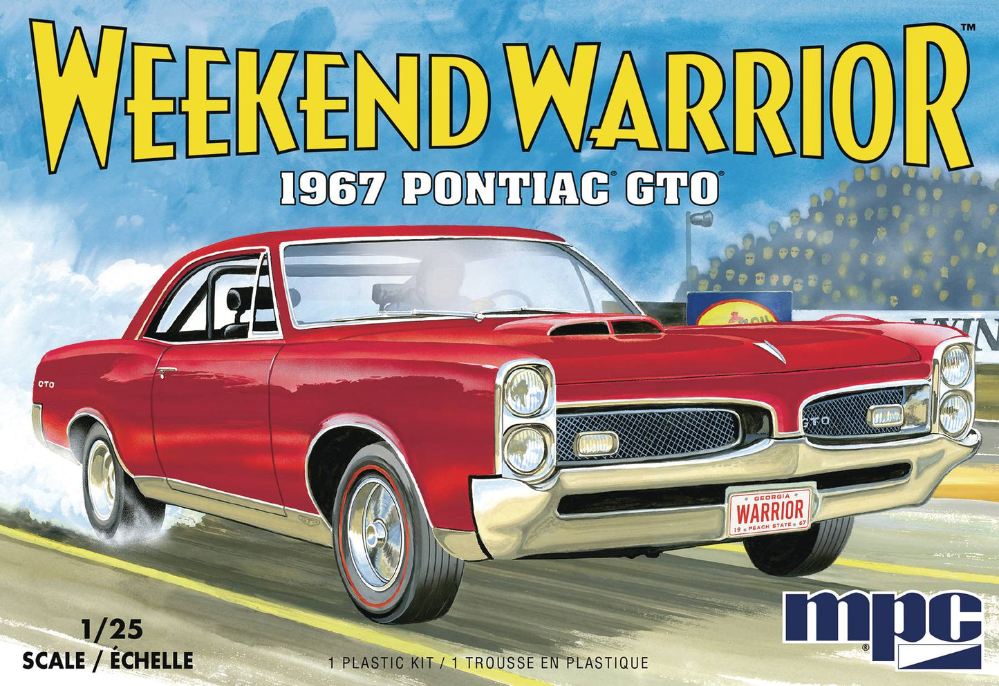 1967 PONTIAC GTO 2T MPC 1/25 MODEL KIT (Net) (C: 1-1-2)